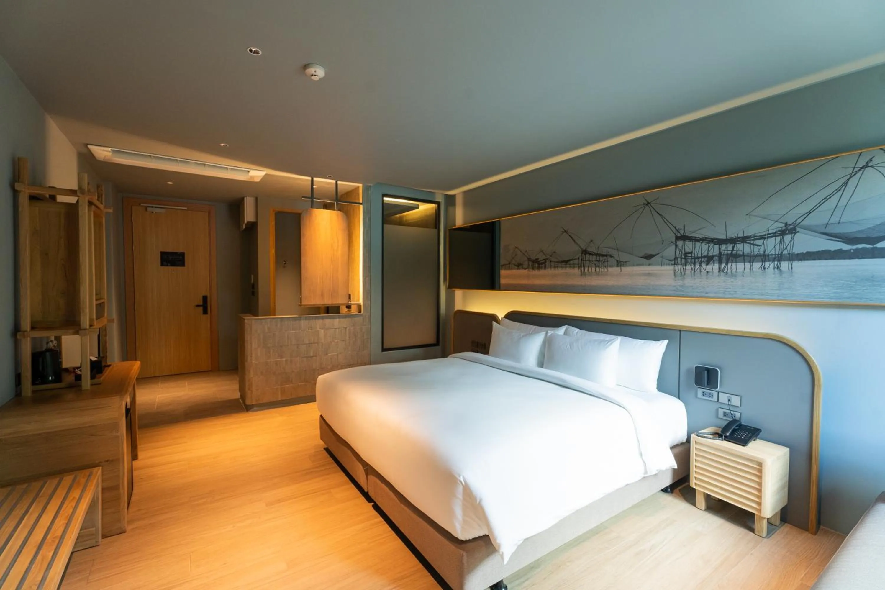 Bed in The Signature Hotel Airport