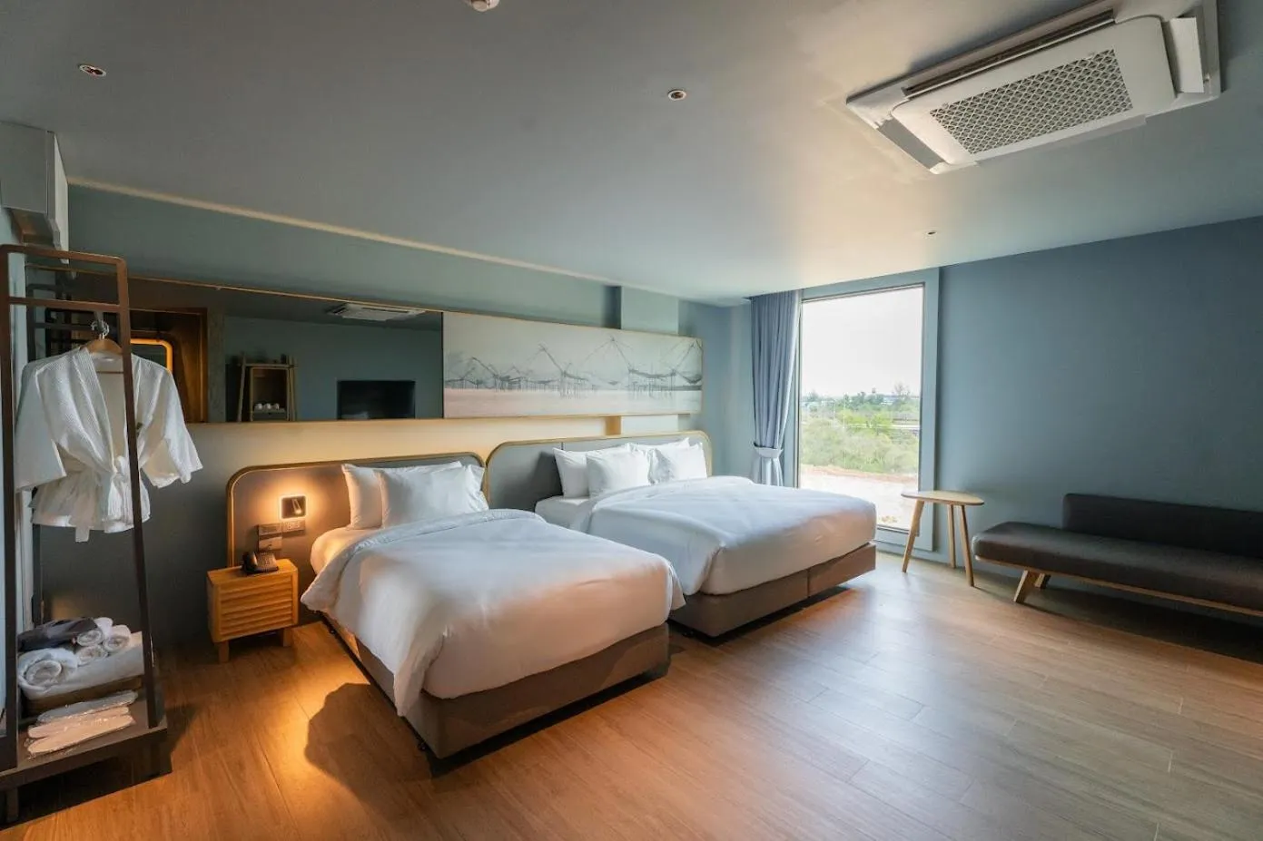 Bed in The Signature Hotel Airport