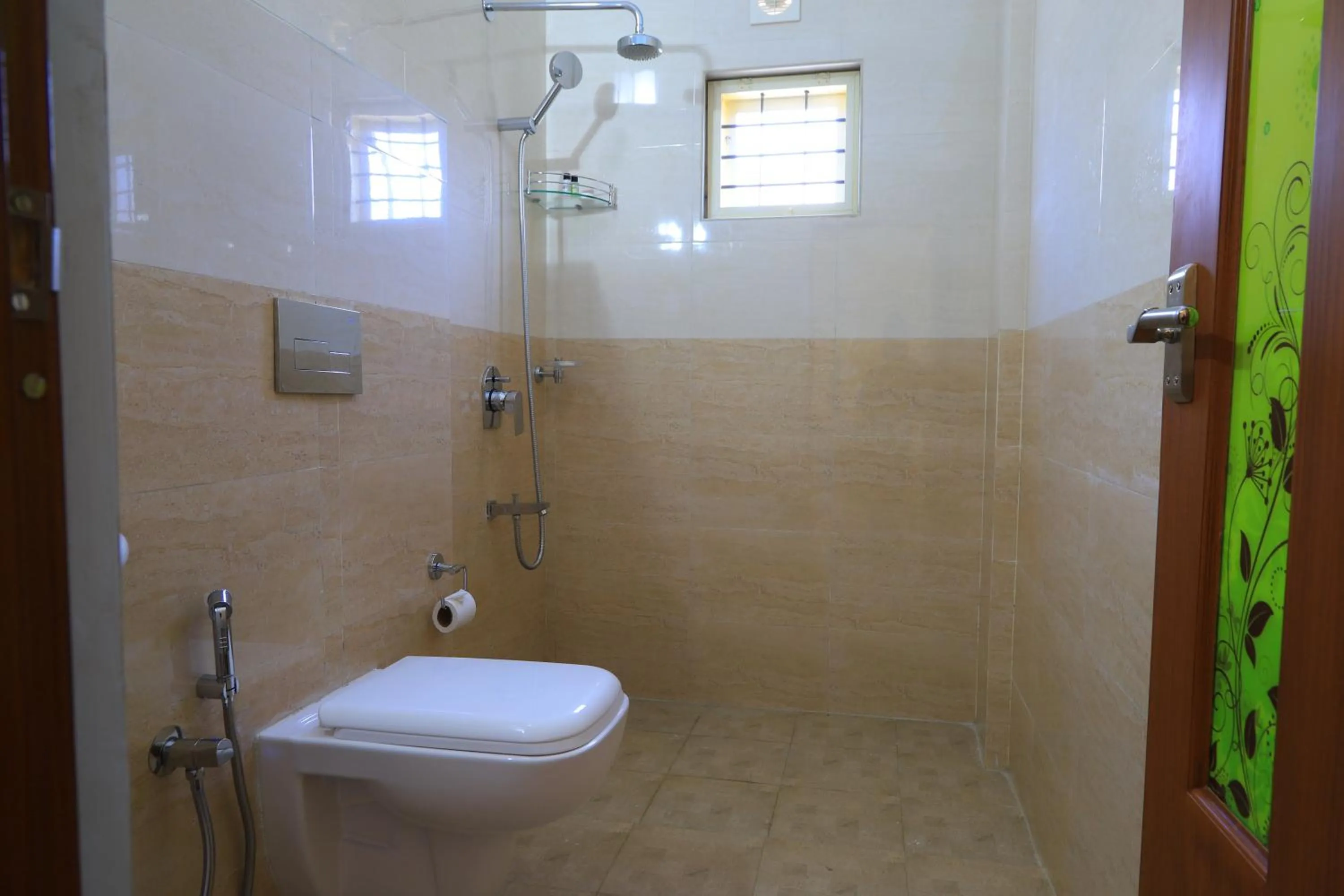 Shower in T Homes Thekkady