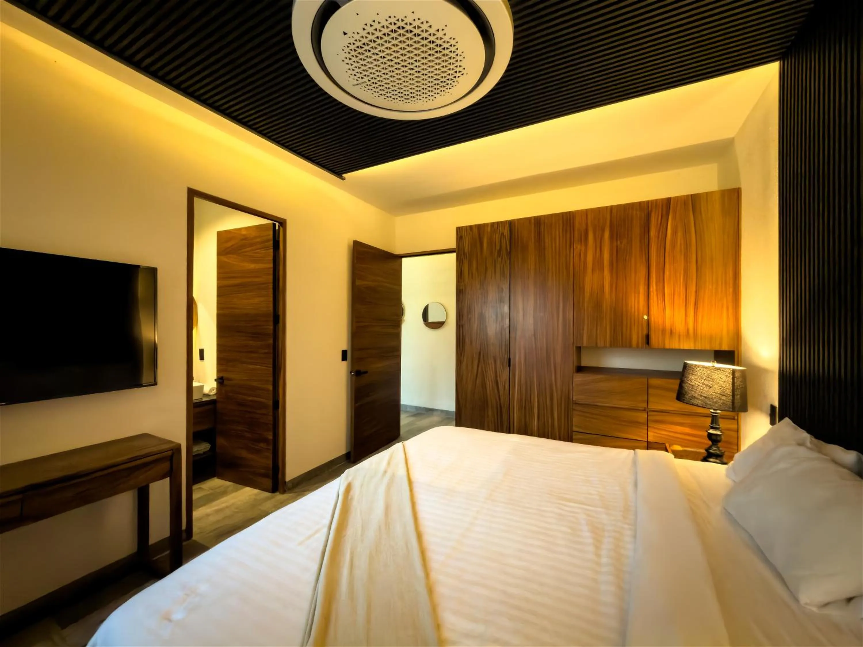 Bed in Nimue Marina Residence