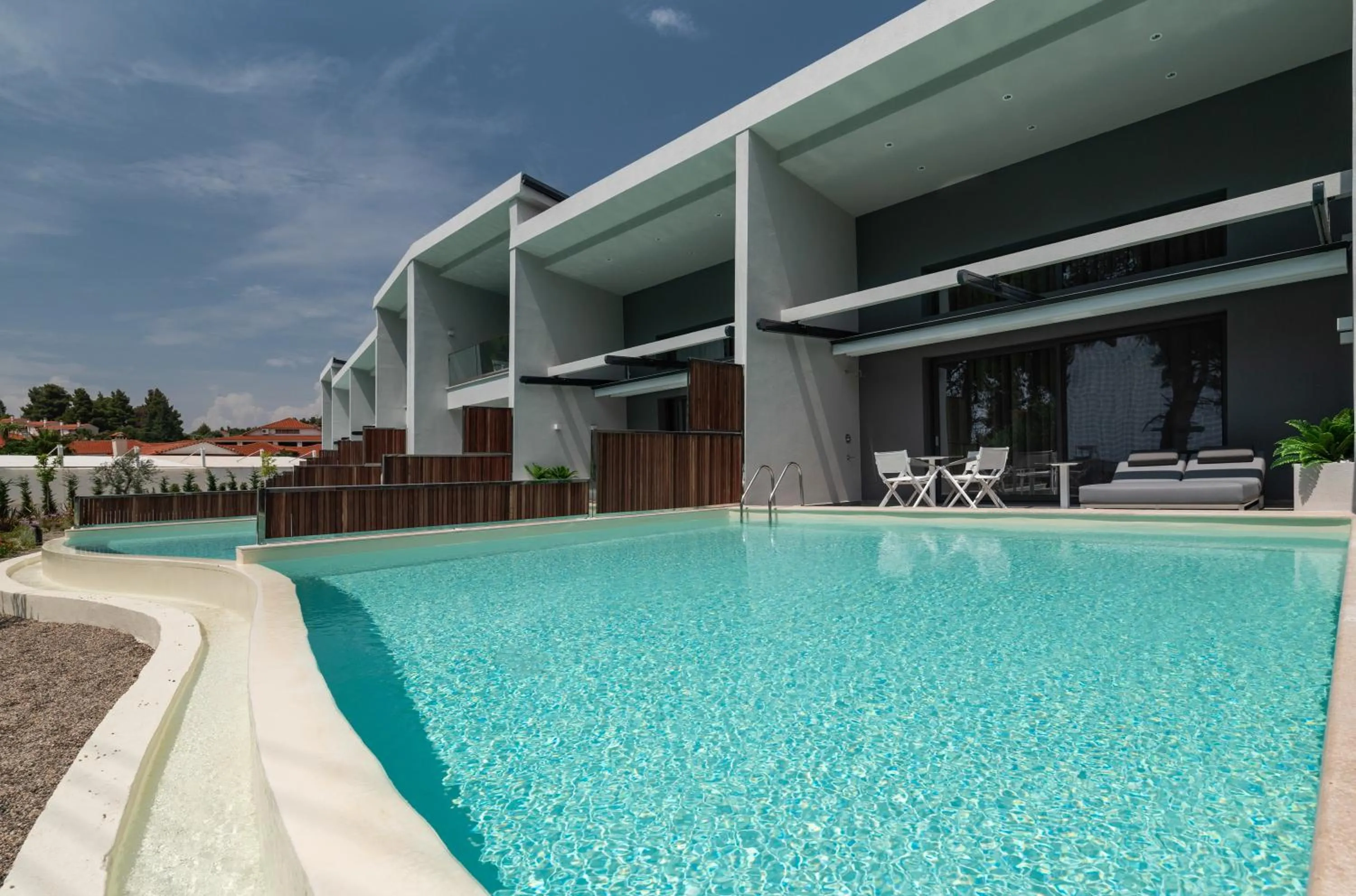 Swimming pool in Lagomandra Luxury Suites with Private Pools