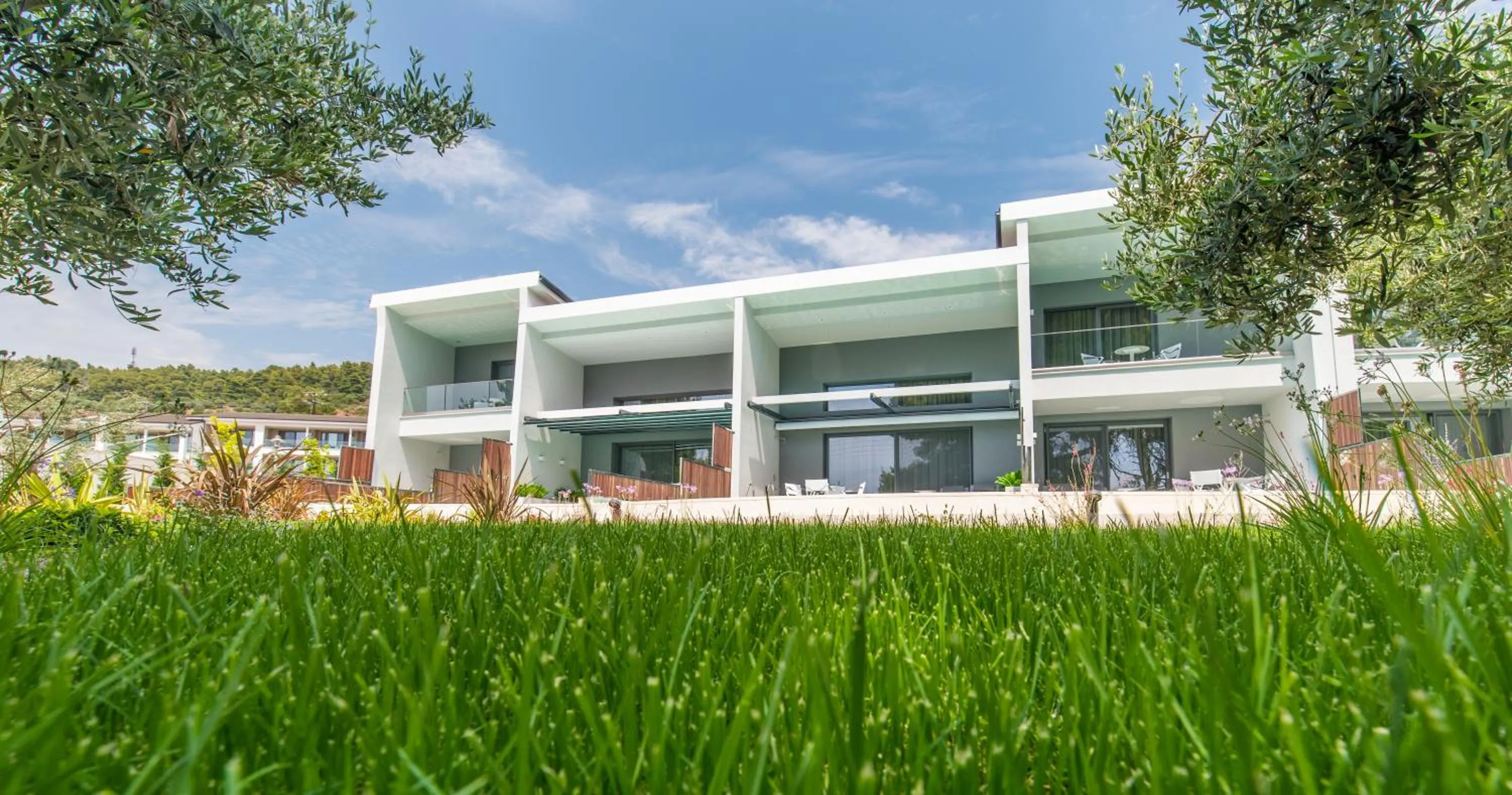 Property building in Lagomandra Luxury Suites with Private Pools