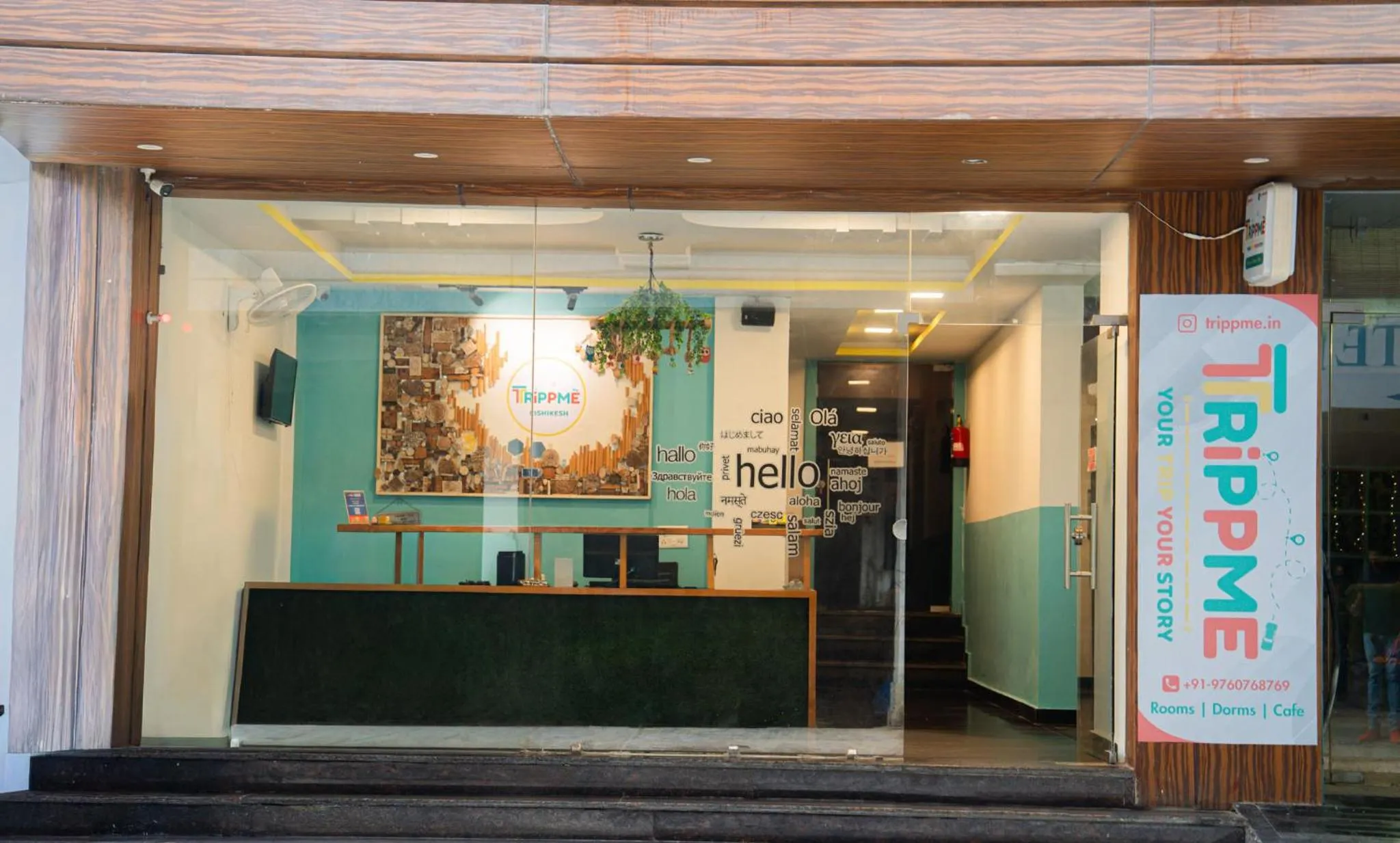 Facade/entrance in Trippme Rishikesh - Boutique Hostel, Tapovan