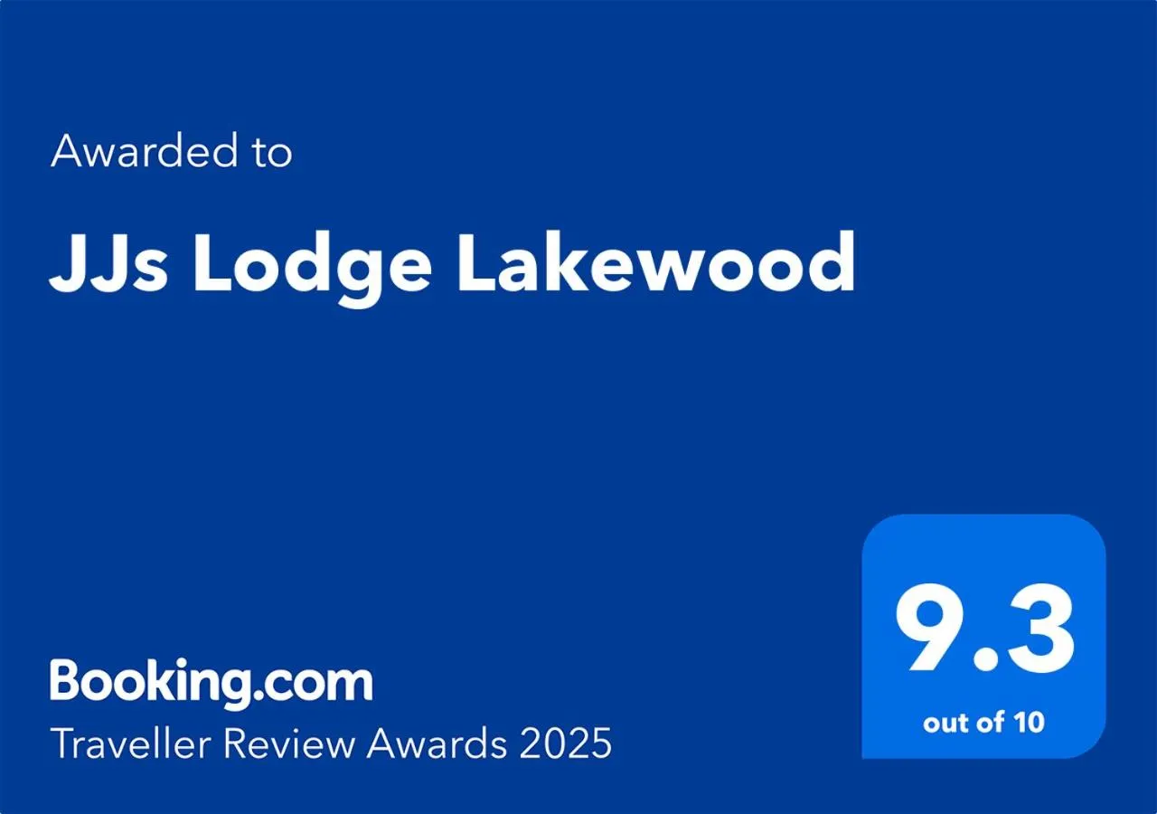 Certificate/Award in JJs Lodge Lakewood