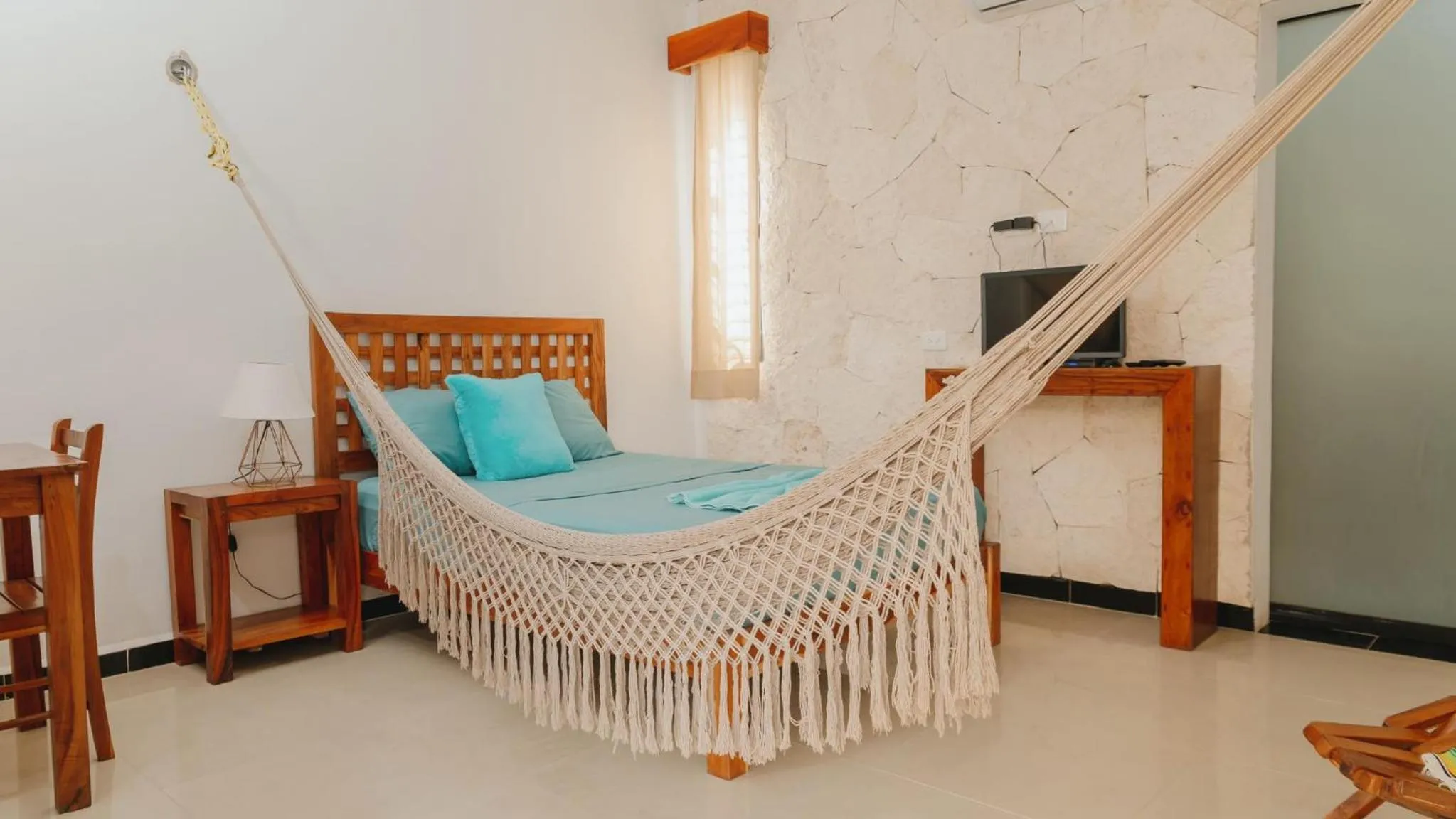 Bed in Hotel Itza Coba