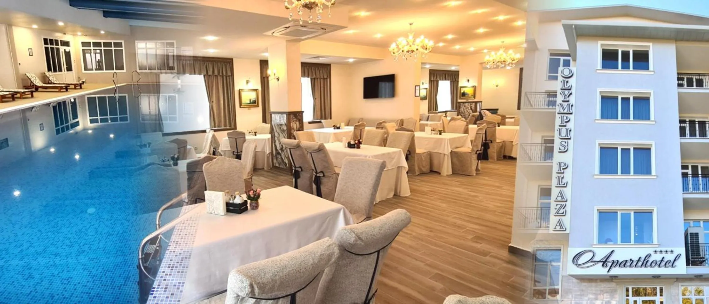 Property building in Aparthotel Olympus Plaza - SPA & Indoor Pool