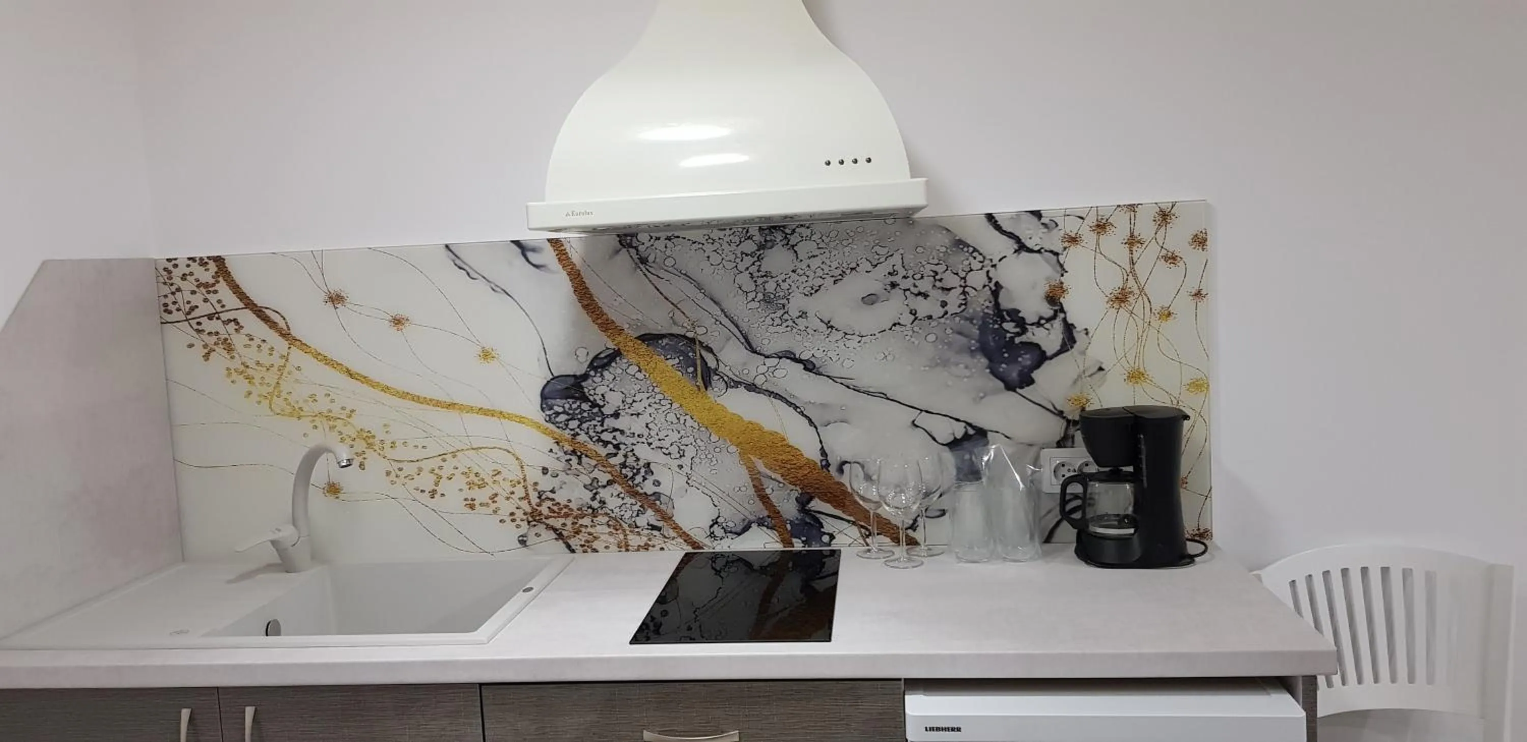 Kitchen or kitchenette in Aparthotel Olympus Plaza - SPA & Indoor Pool