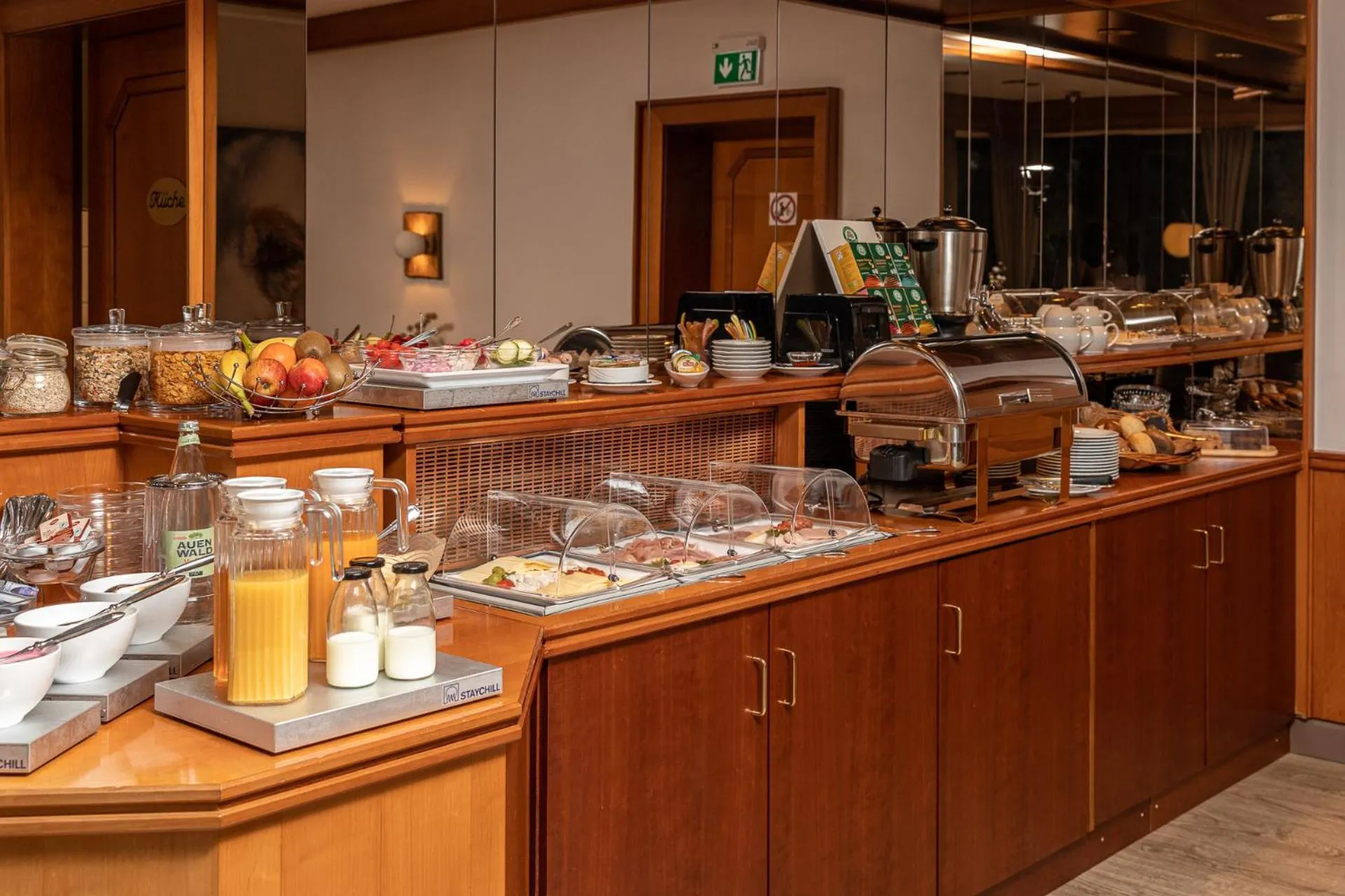 Buffet breakfast in Hotel Schomacker