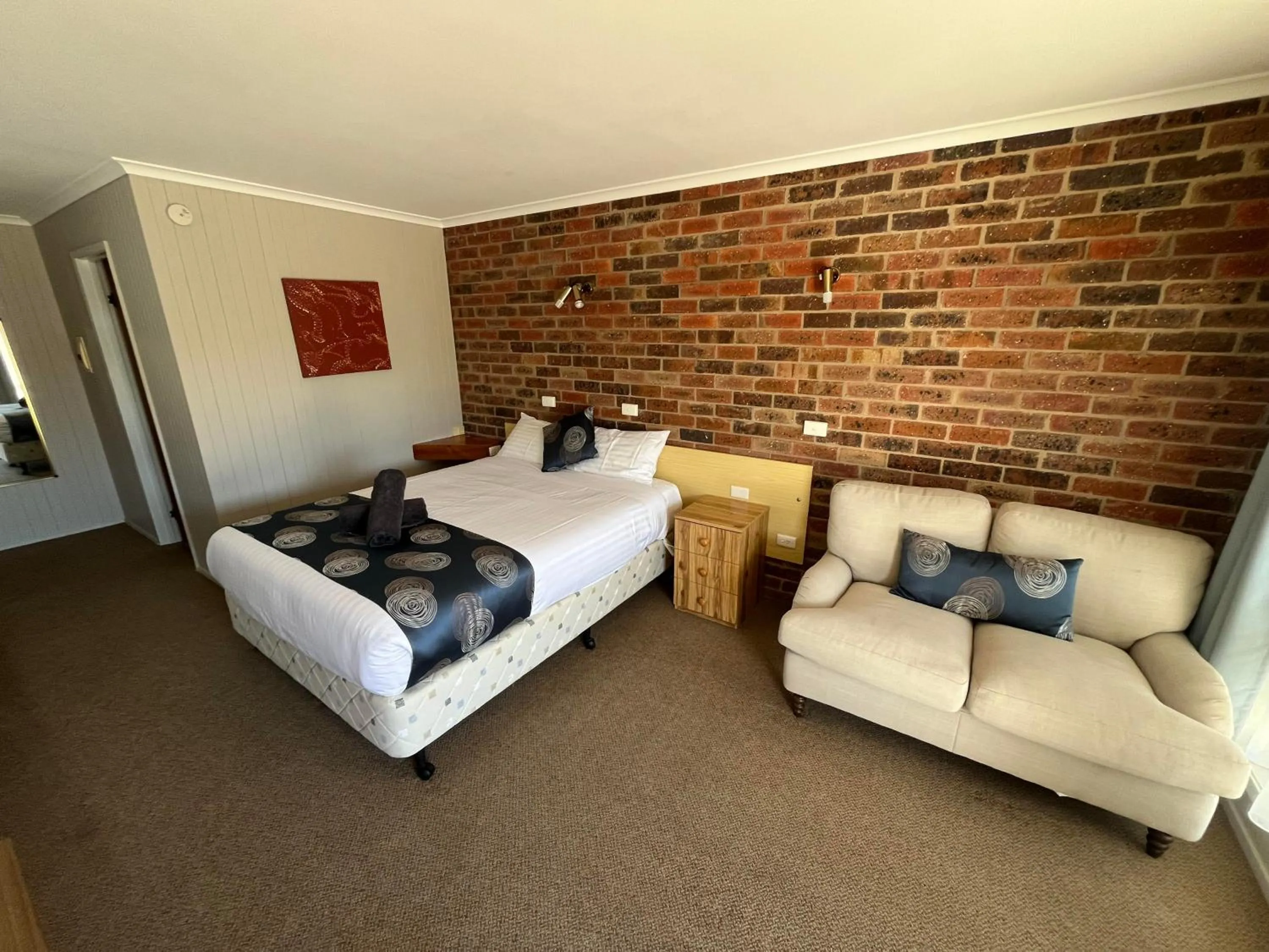 Bedroom, Bed in Barham Riverland Motel