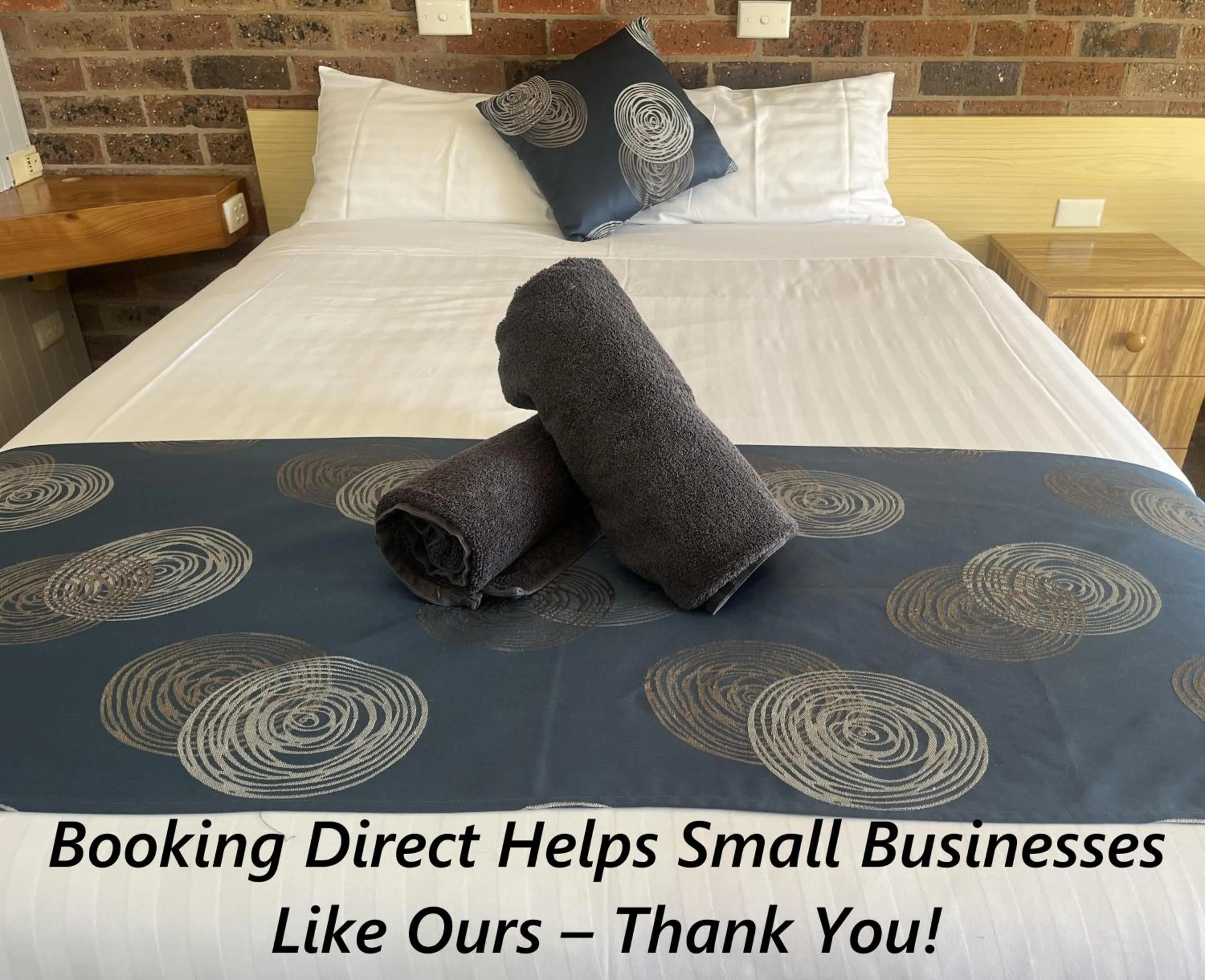 Bed in Barham Riverland Motel