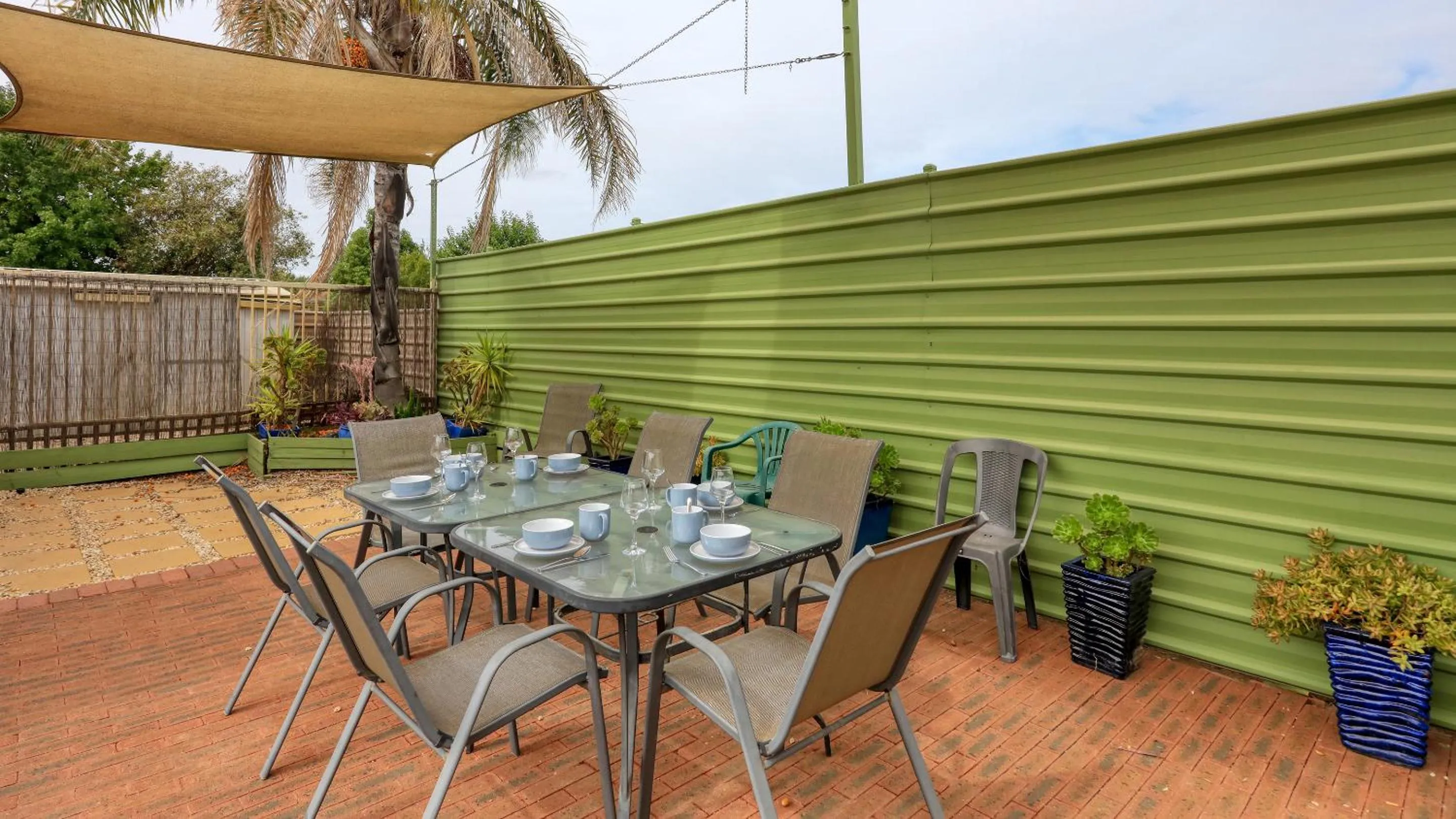Patio in Barham Riverland Motel