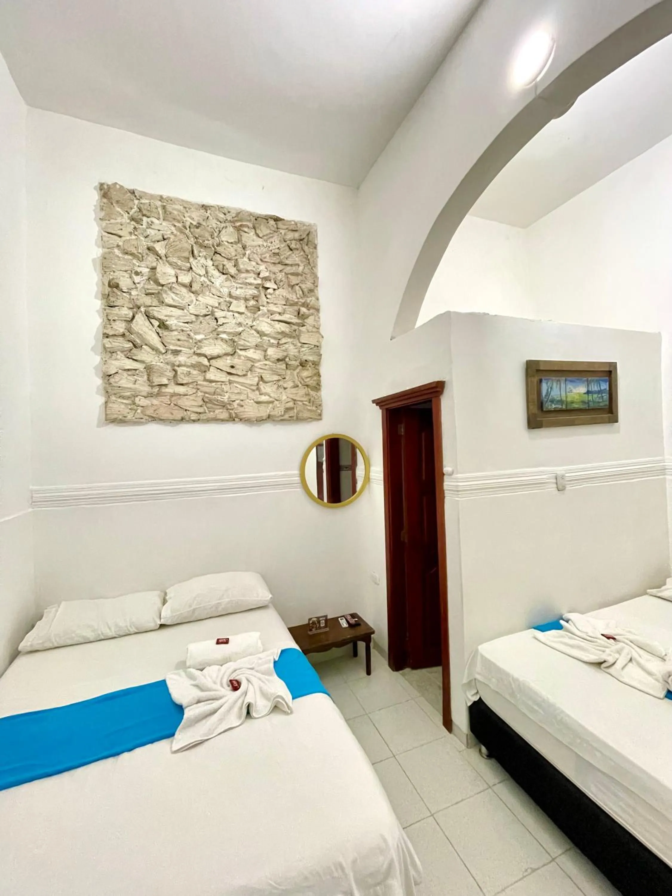 Bed in Hotel Mangata