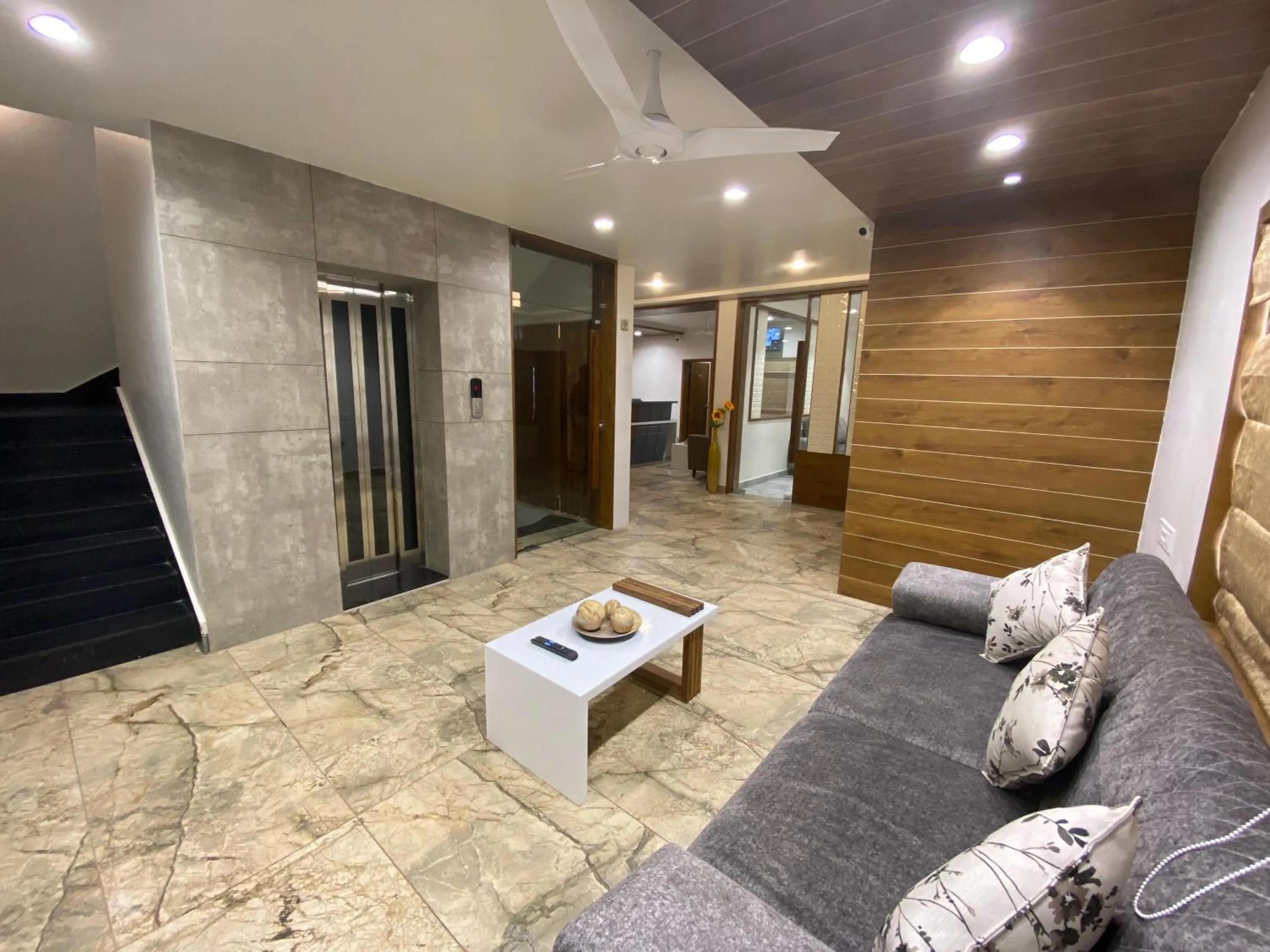 Seating area in HOTEL DAMODAR