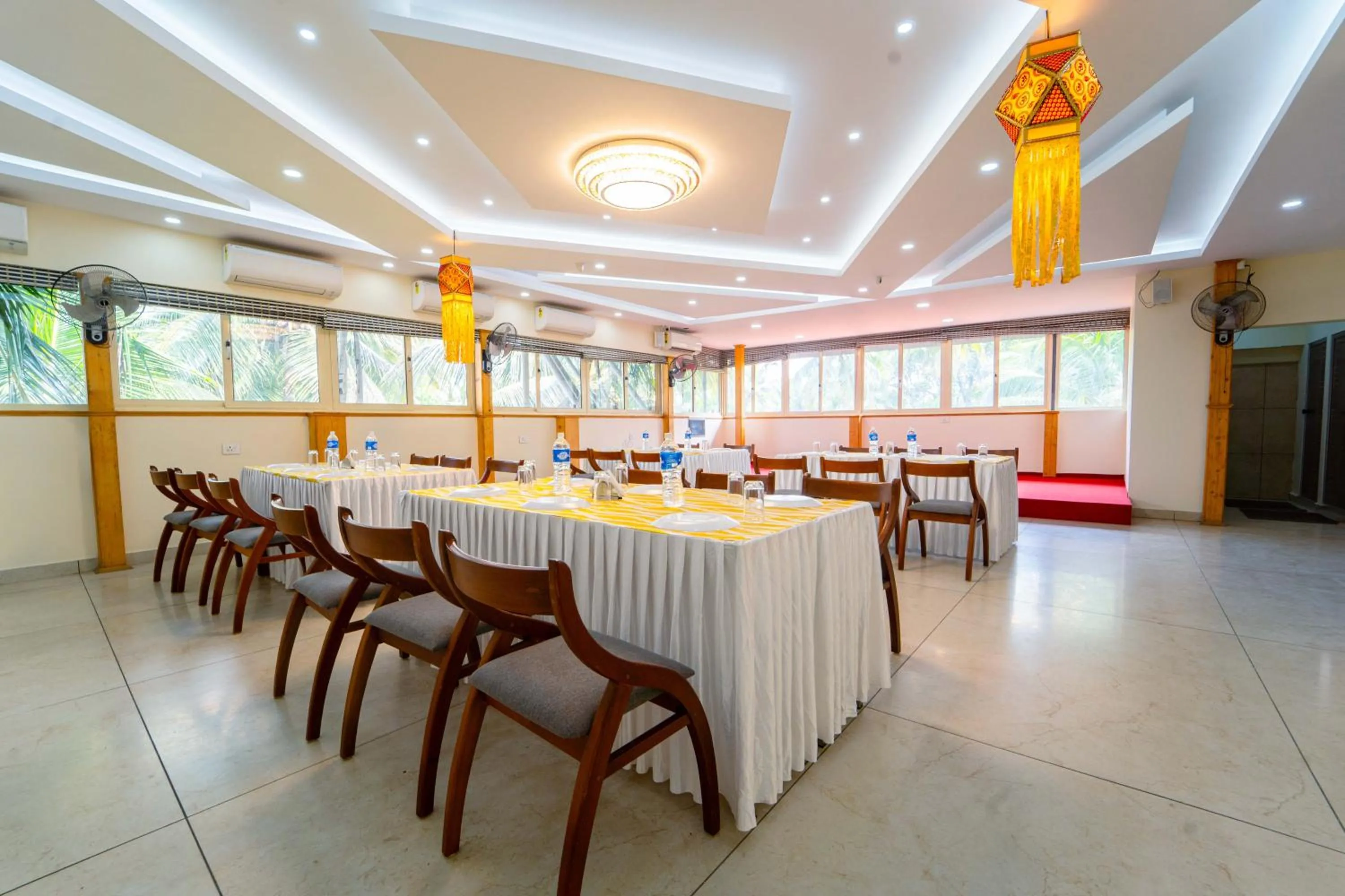 Dining area in Treebo Sree Varshavilas Regency, 2 Mins From Guruvayoor Temple