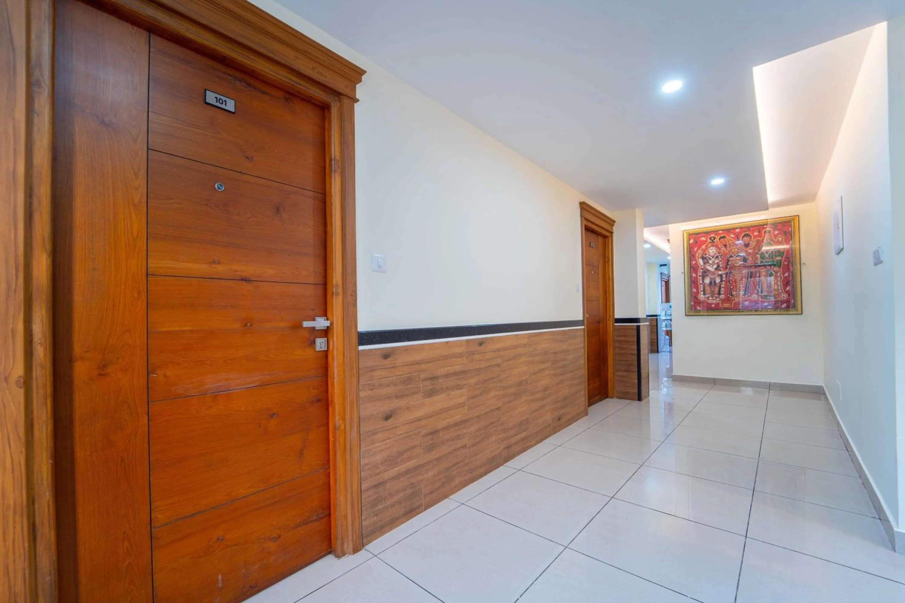 Lobby or reception in Treebo Sree Varshavilas Regency, 2 Mins From Guruvayoor Temple