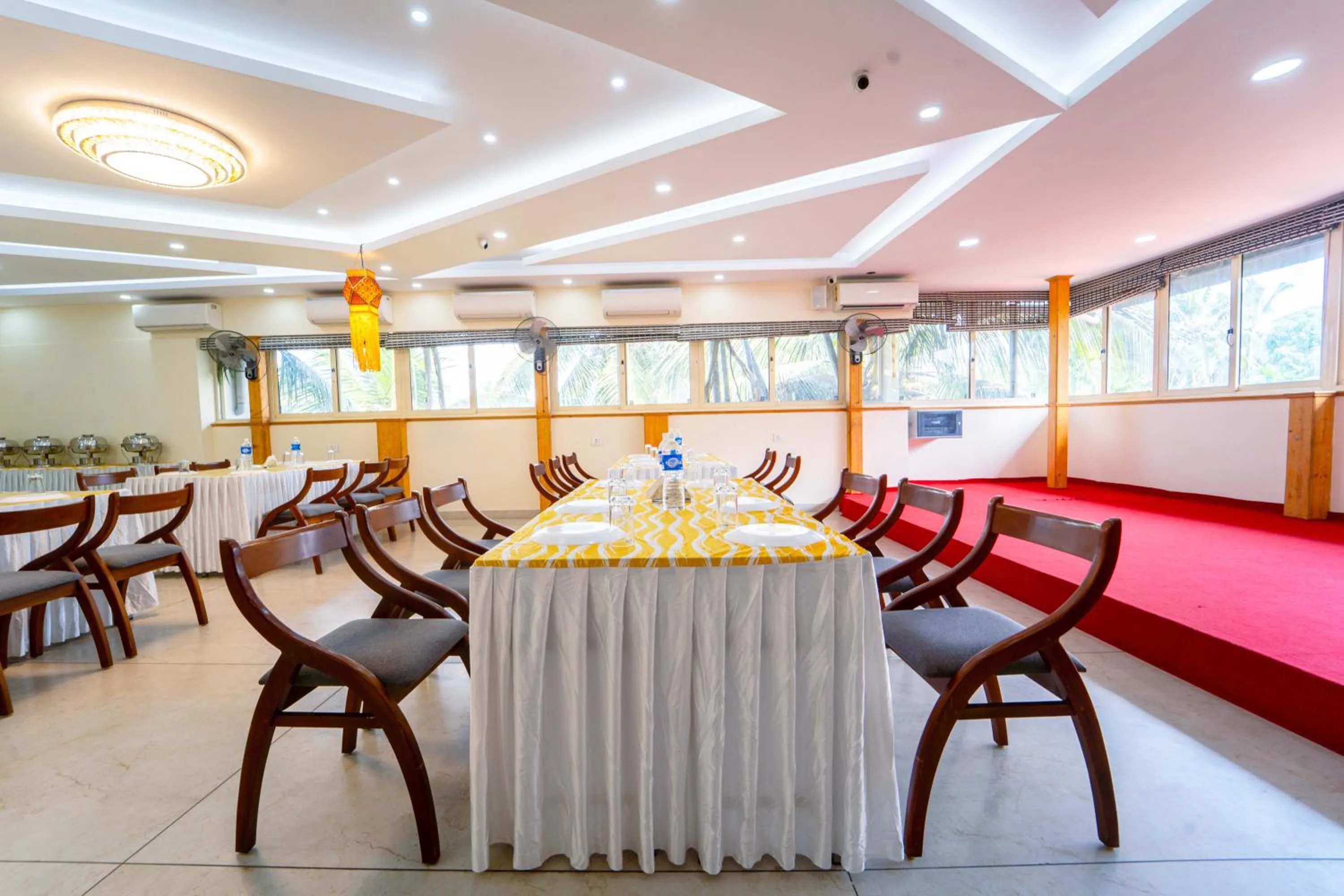 Dining area in Treebo Sree Varshavilas Regency, 2 Mins From Guruvayoor Temple