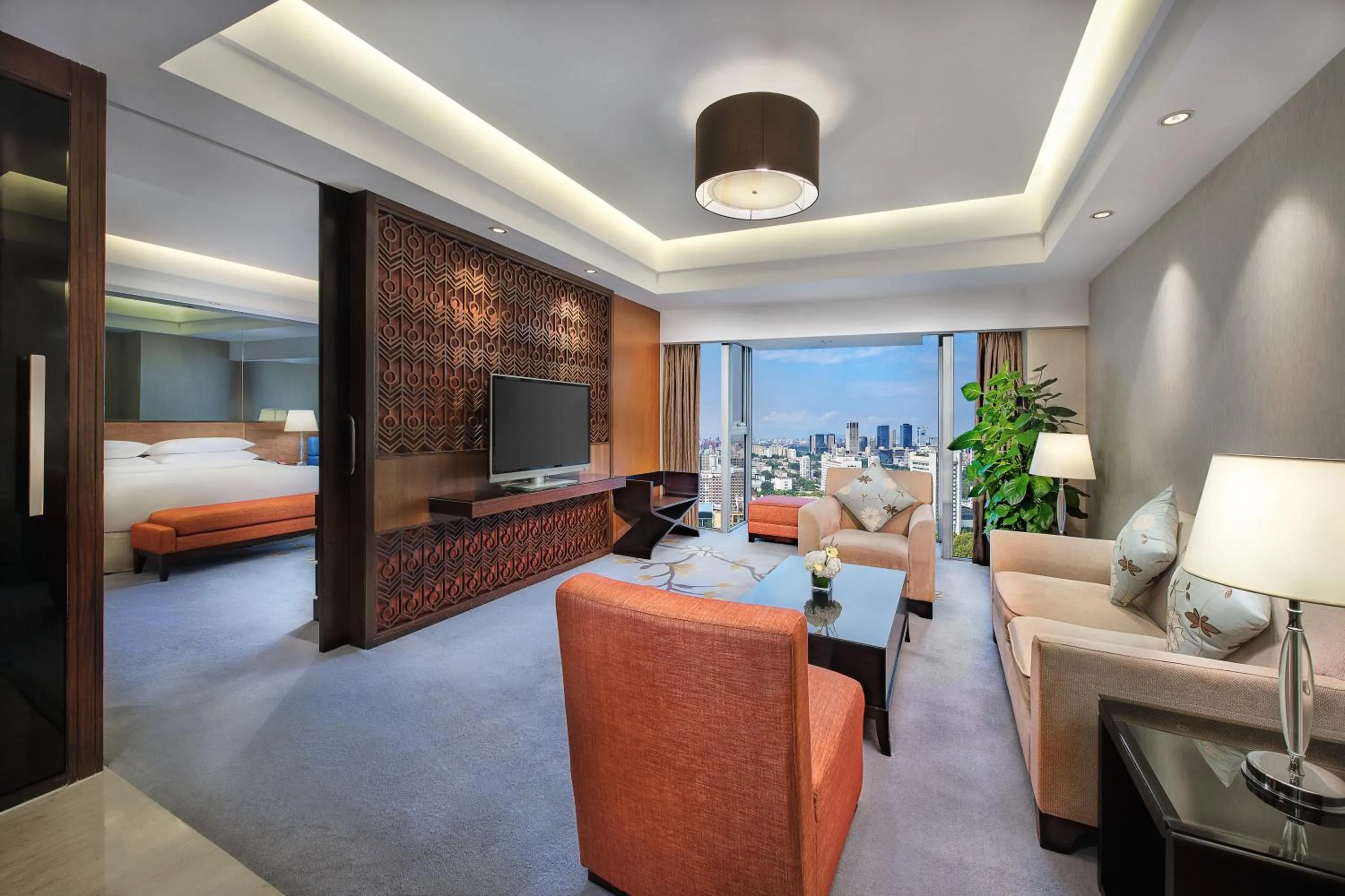 View (from property/room), Bed in Crowne Plaza Beijing Sun Palace, an IHG Hotel