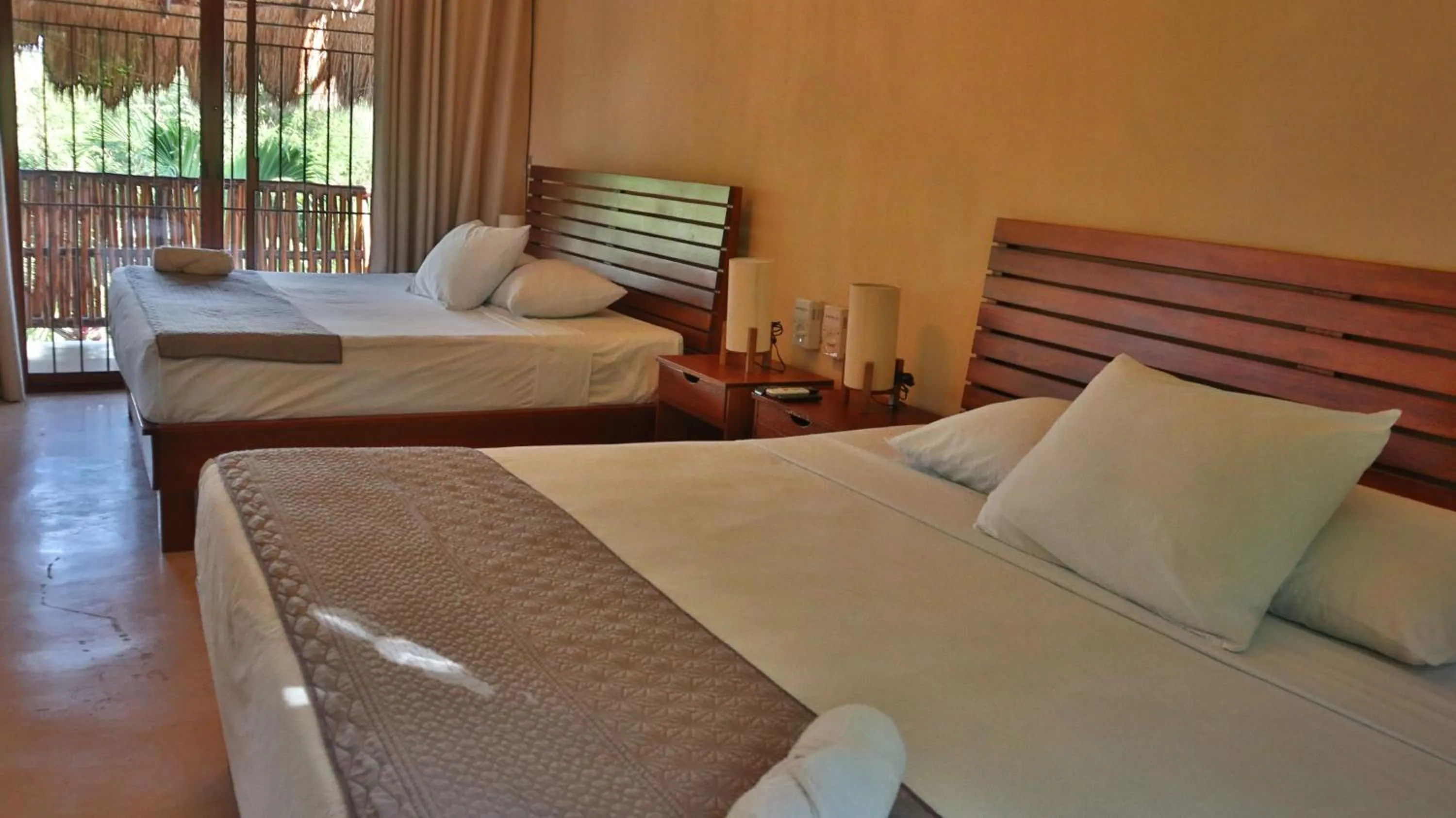 Bed in Hotel Sur Bacalar