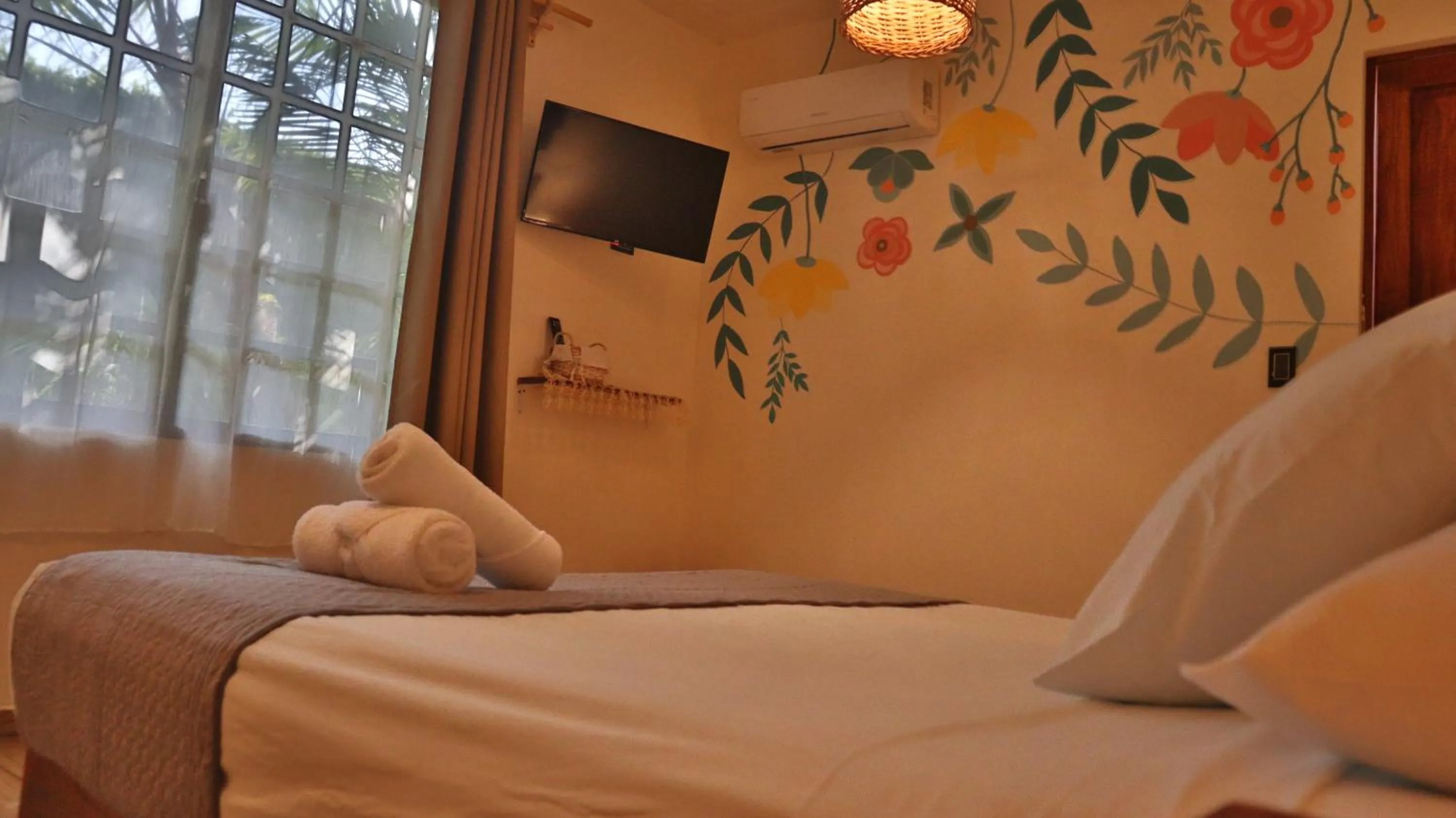 Bed in Hotel Sur Bacalar