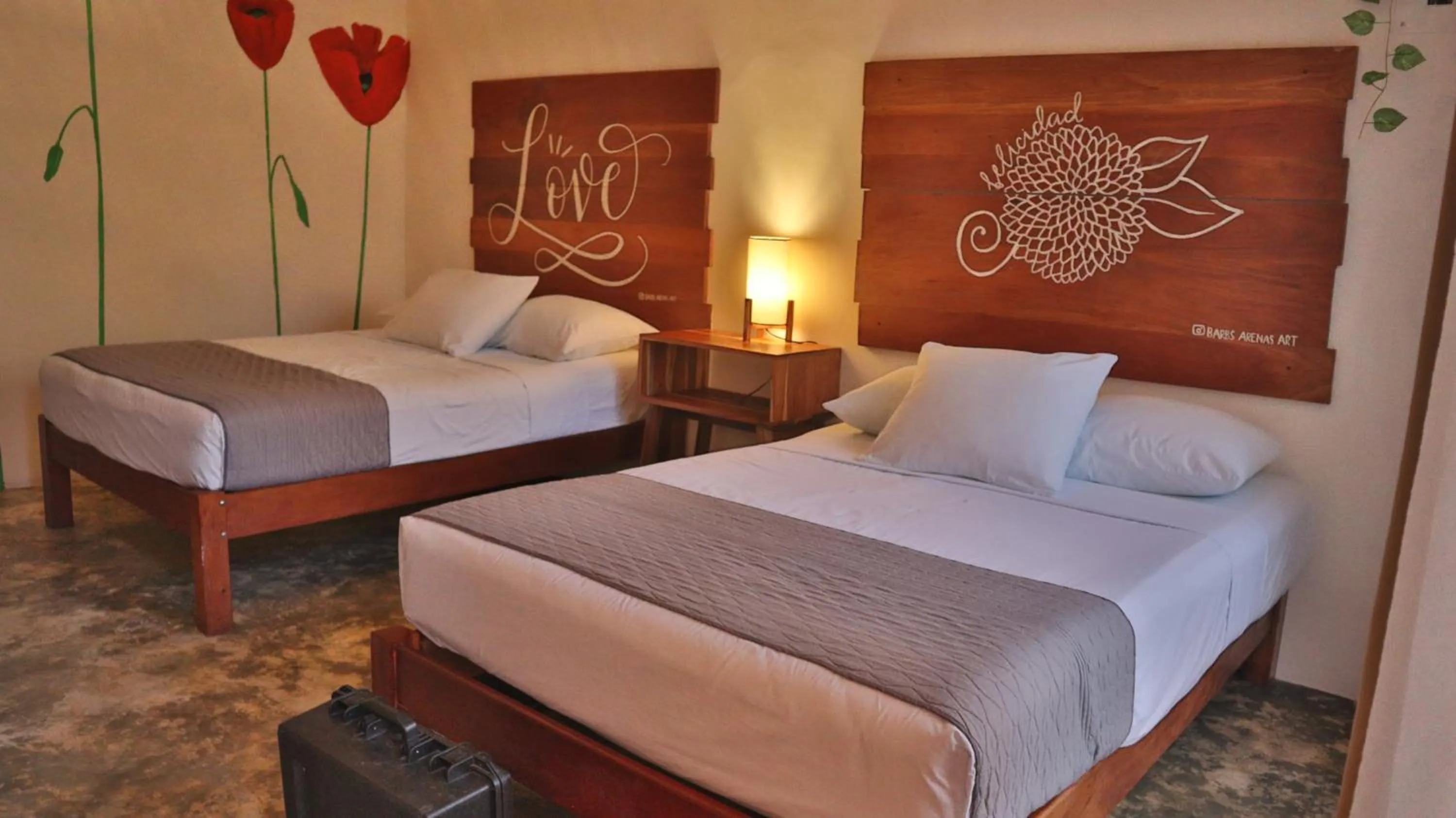 Bed in Hotel Sur Bacalar
