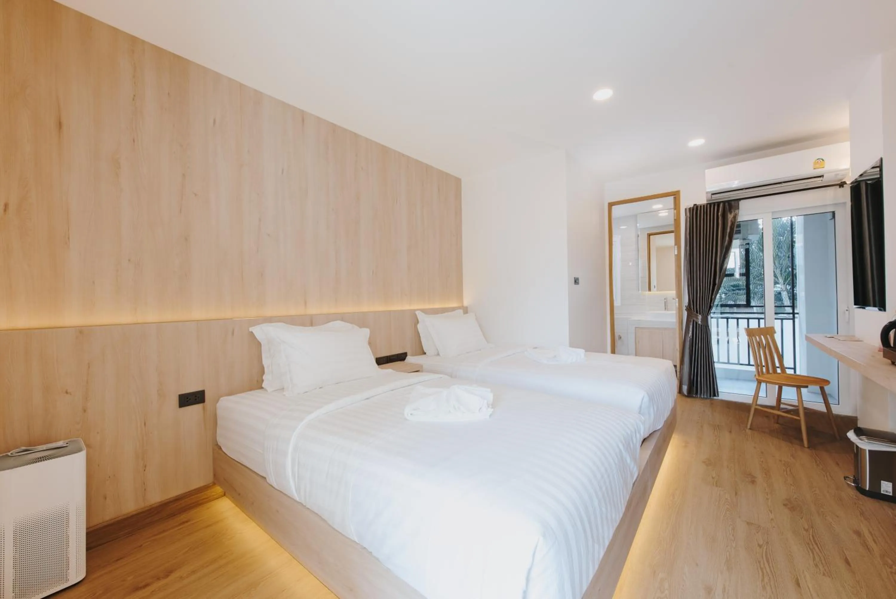 Bedroom, Bed in Poodson Hotel Chiangmai