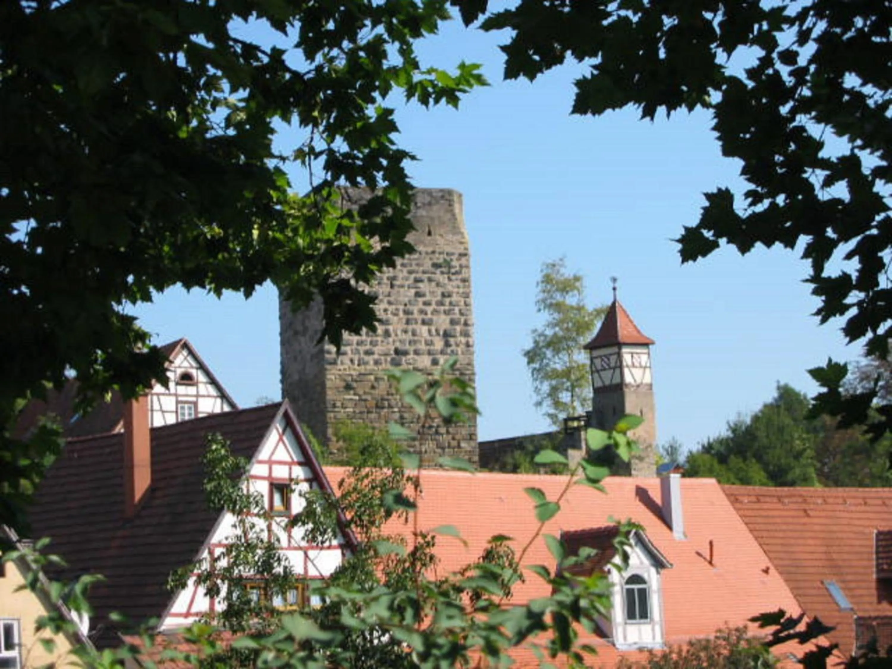 Landmark view in Gästehaus Fernblick