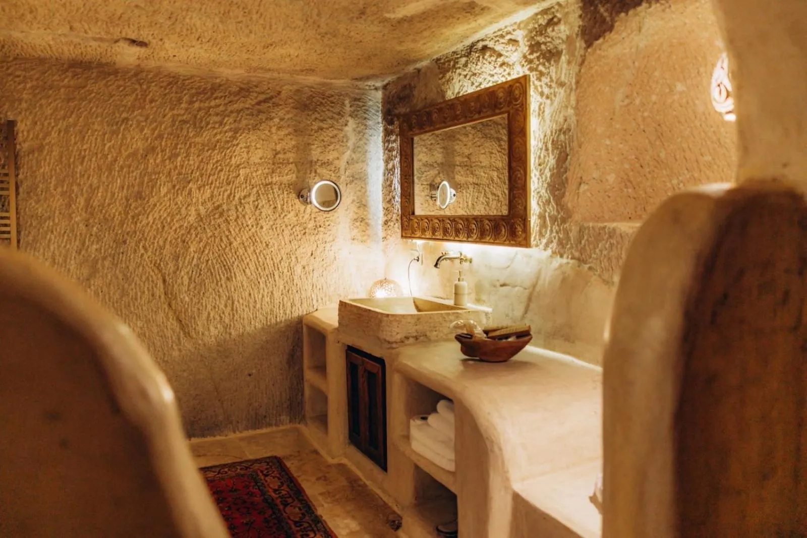 Bed in Doda Artisanal Cave Hotel 14 Plus