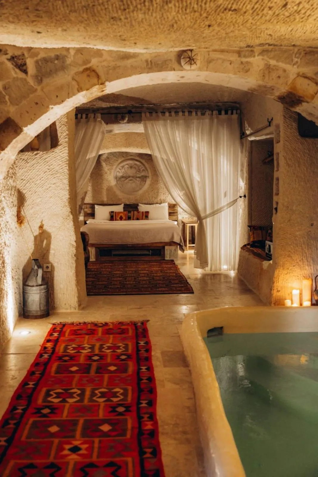 Bedroom, Bed in Doda Artisanal Cave Hotel 14 Plus