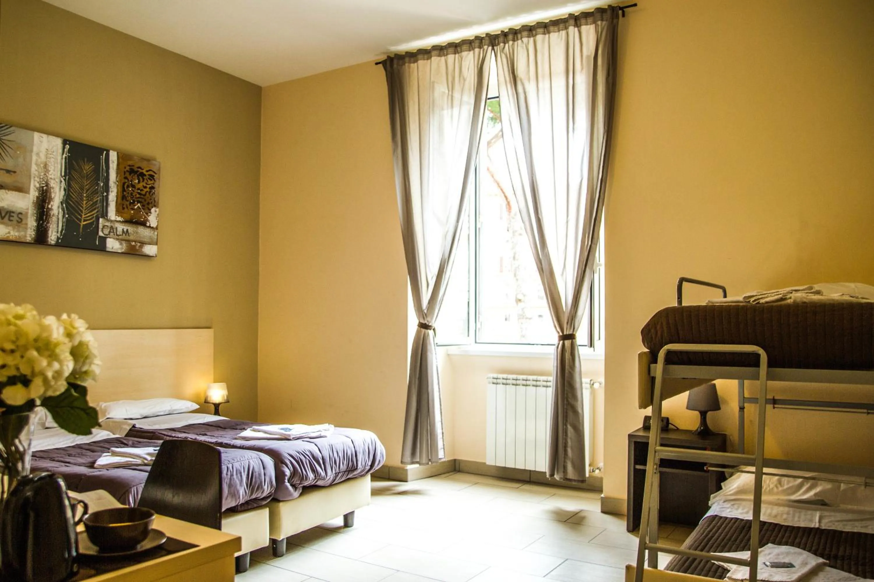 Bedroom, Bed in Mosaic Central Guest House