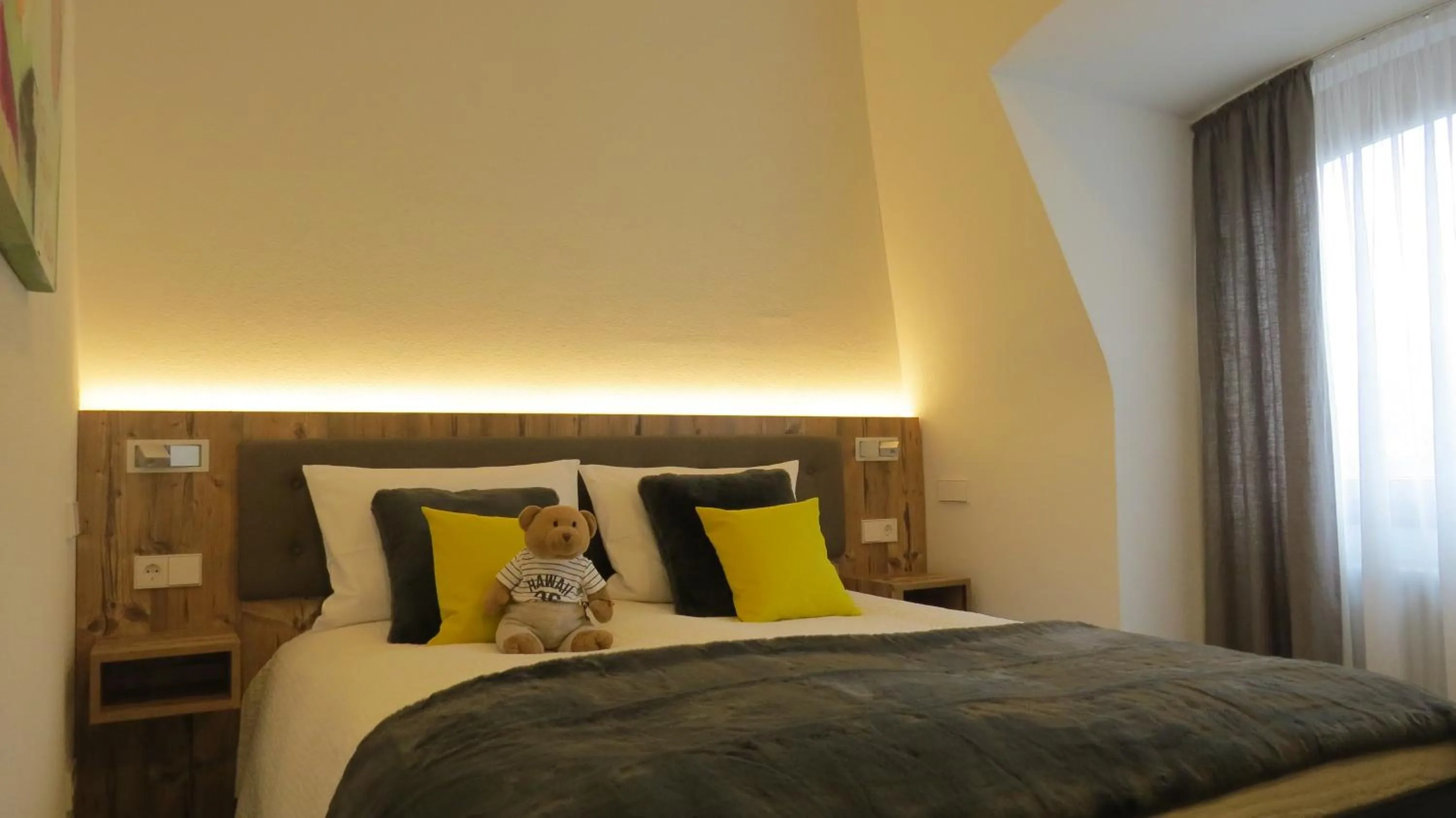 Bed in Hotel Drei Morgen