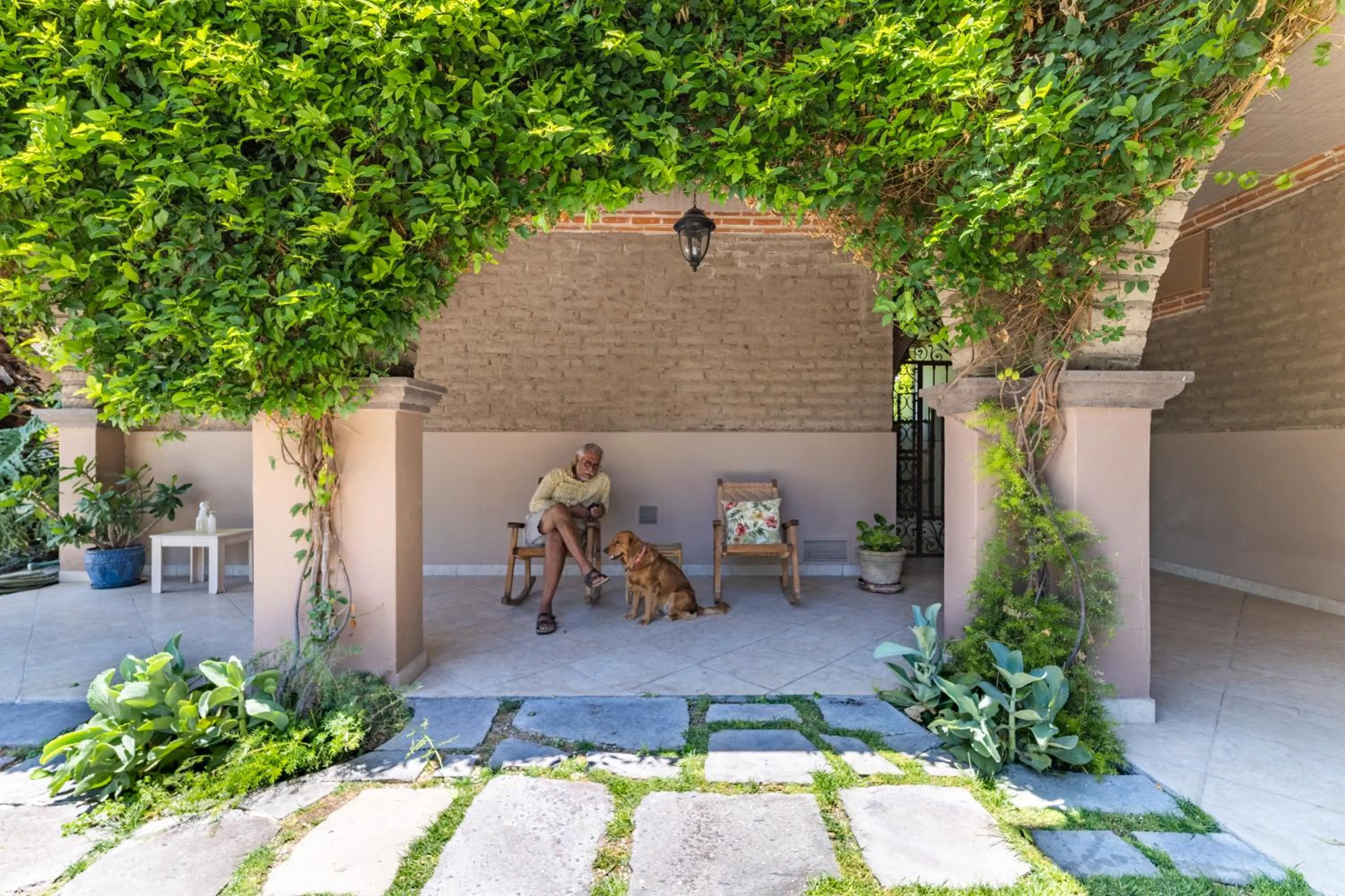 Patio in Casa Las Palmas, San Miguel de Allende