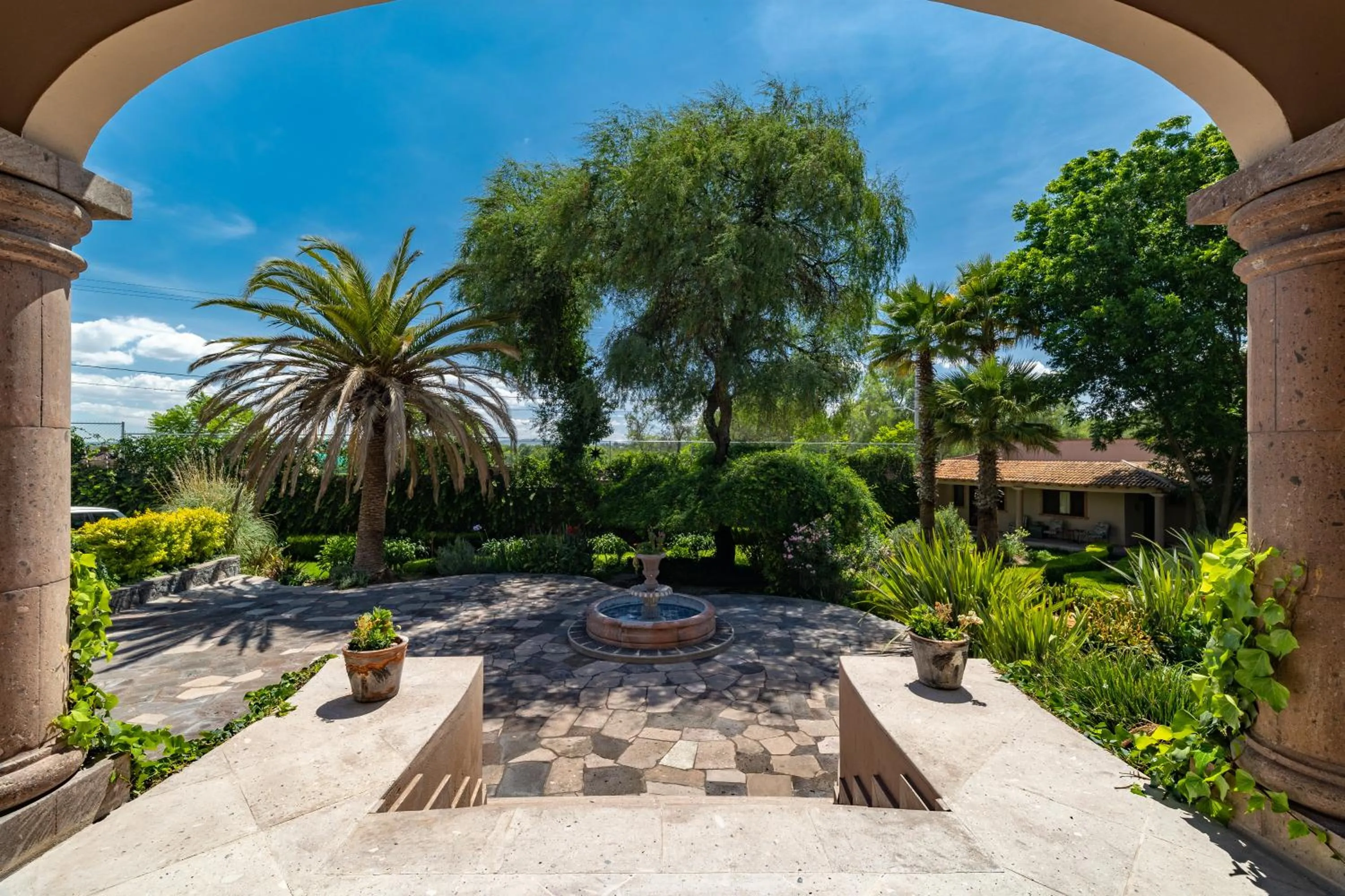 Garden in Casa Las Palmas, San Miguel de Allende