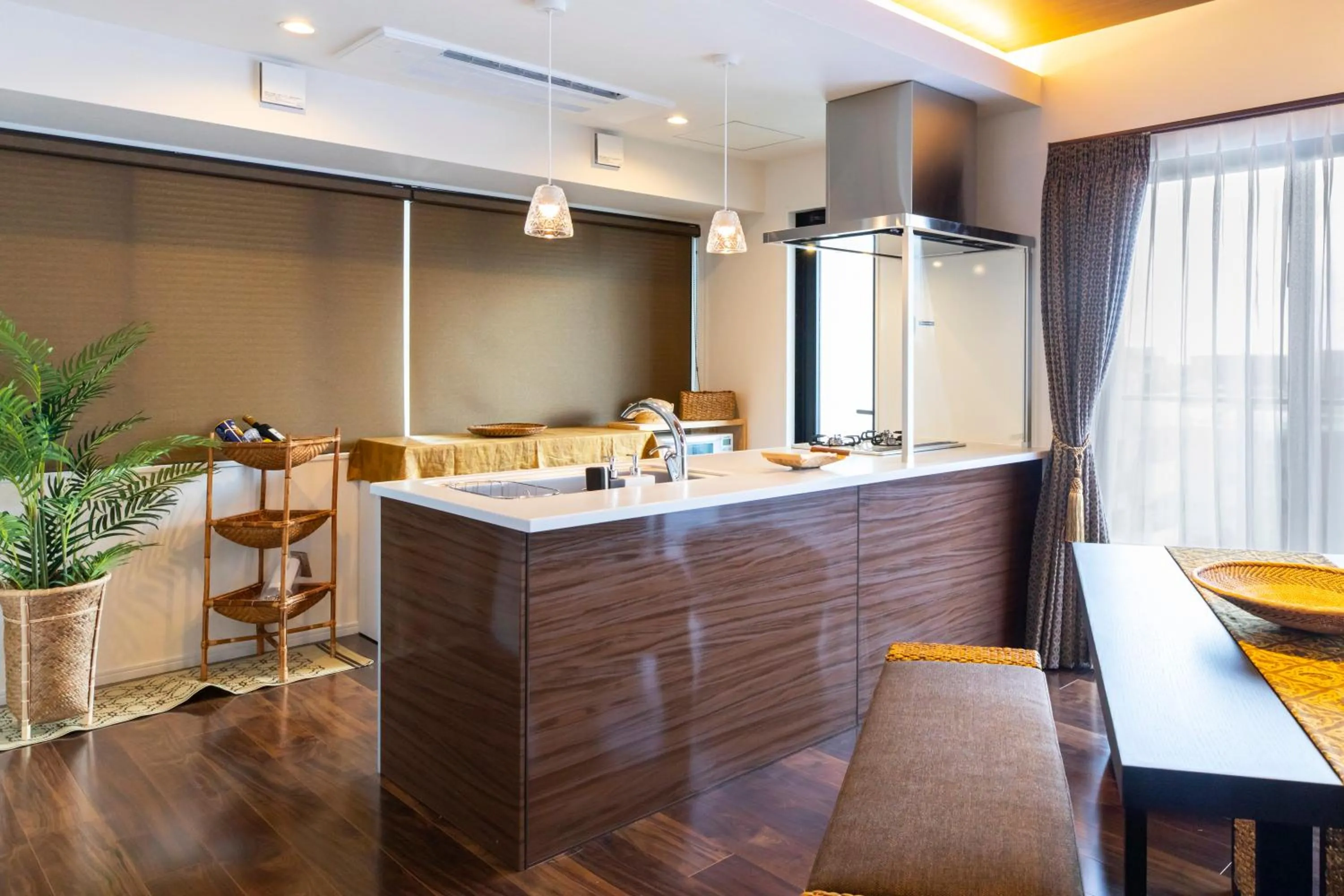 Kitchen or kitchenette in Rizo Zaizen Hotel