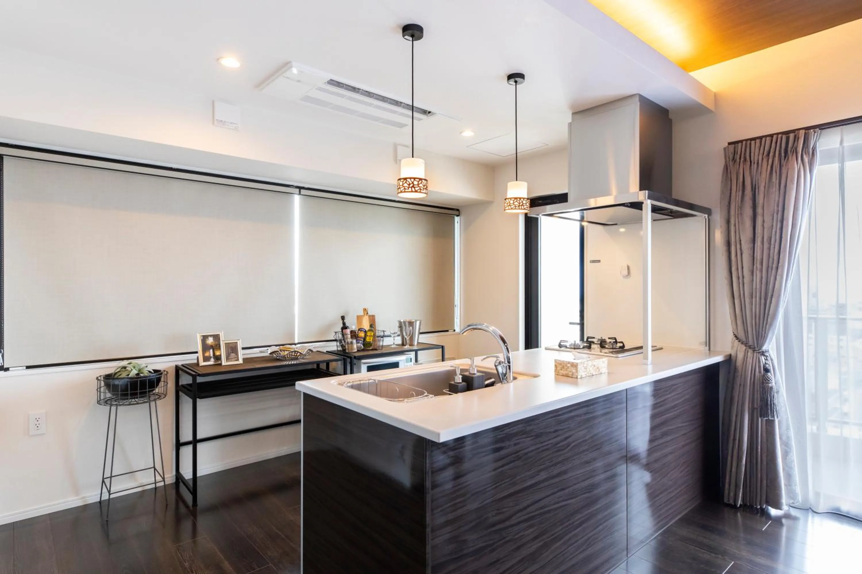 Kitchen or kitchenette in Rizo Zaizen Hotel