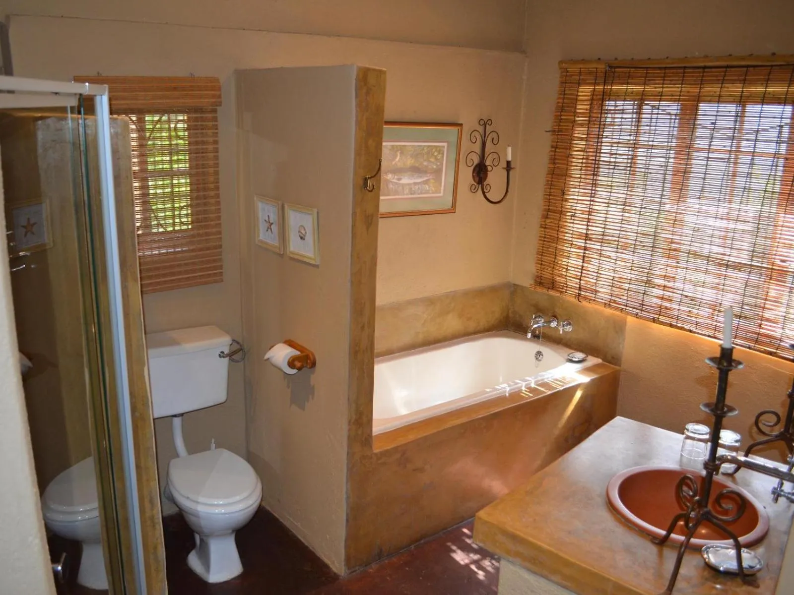 Shower in Bohm's Zeederberg Country House