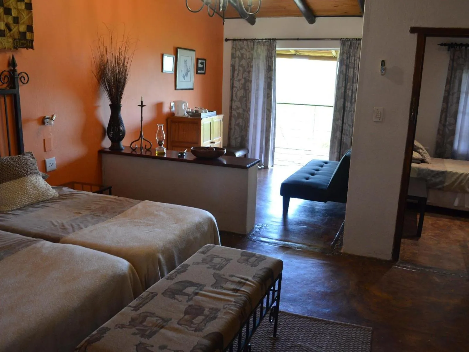 Bed in Bohm's Zeederberg Country House