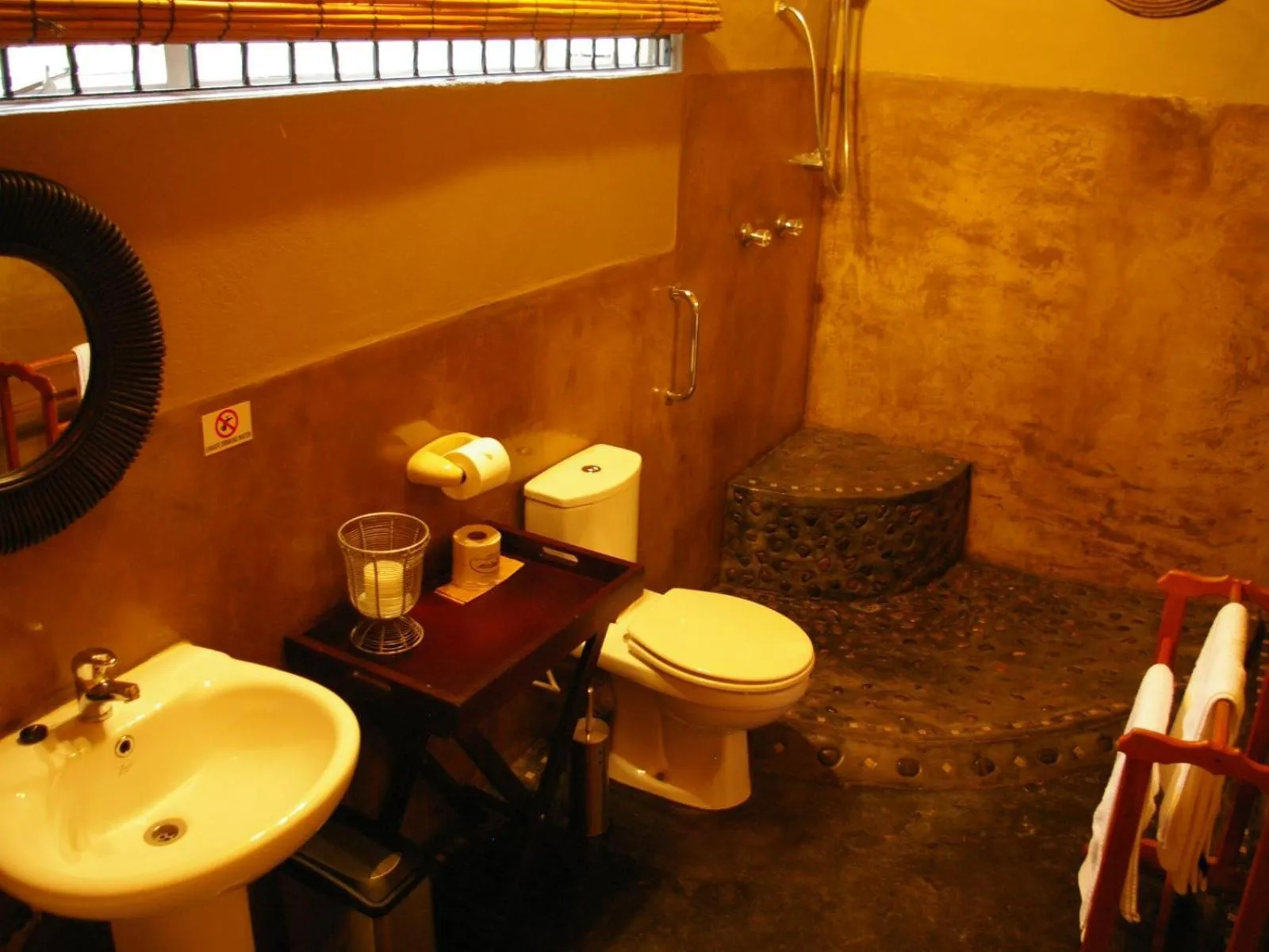 Toilet in Bohm's Zeederberg Country House