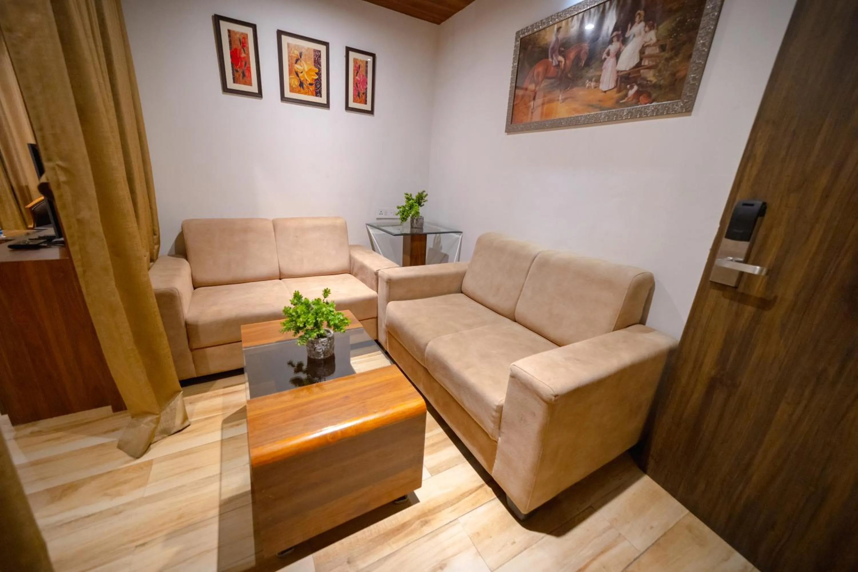 Living room in Gold Nest Rubystone Heritage