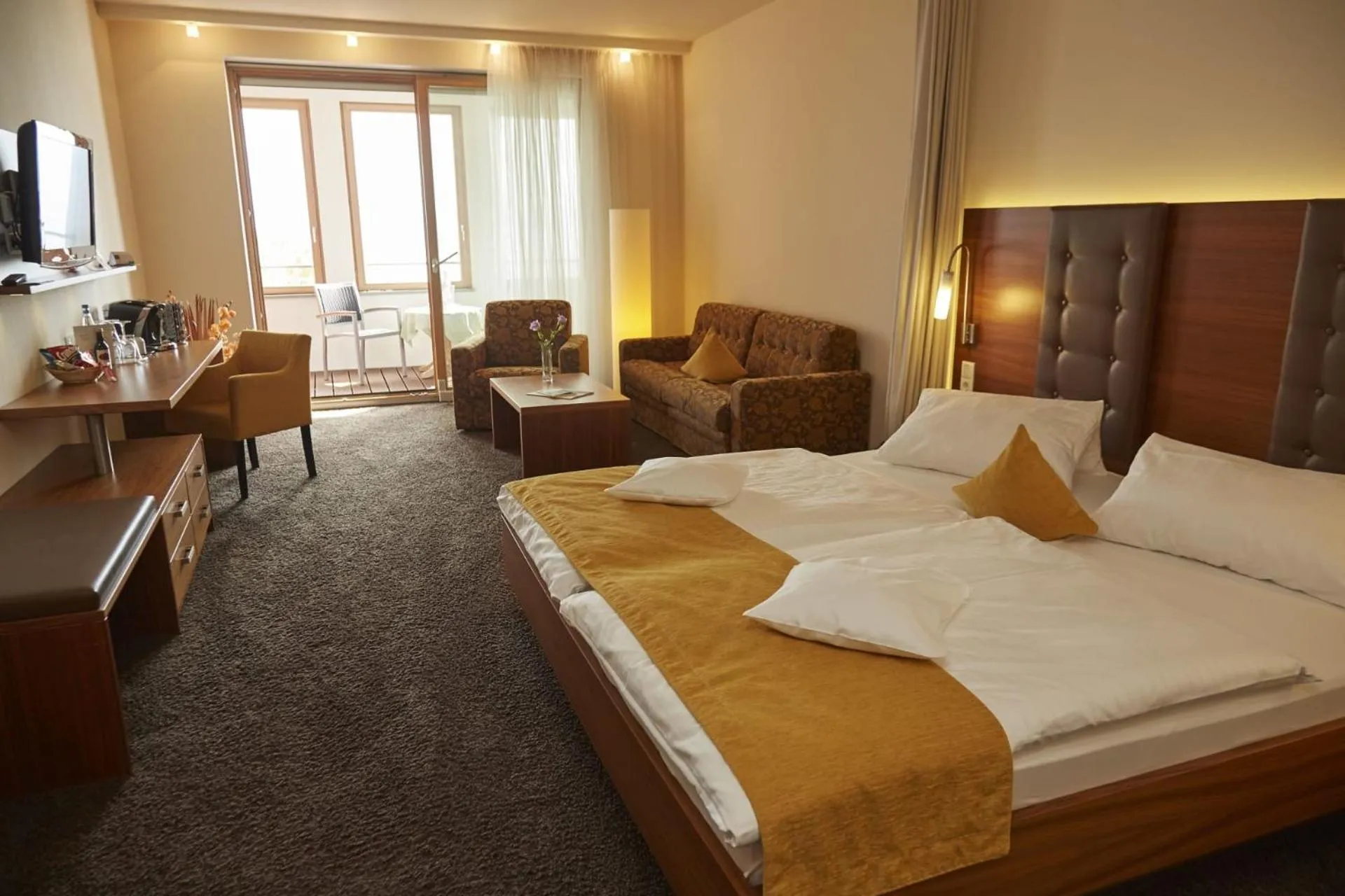 Bed in Flair Hotel zum Schiff