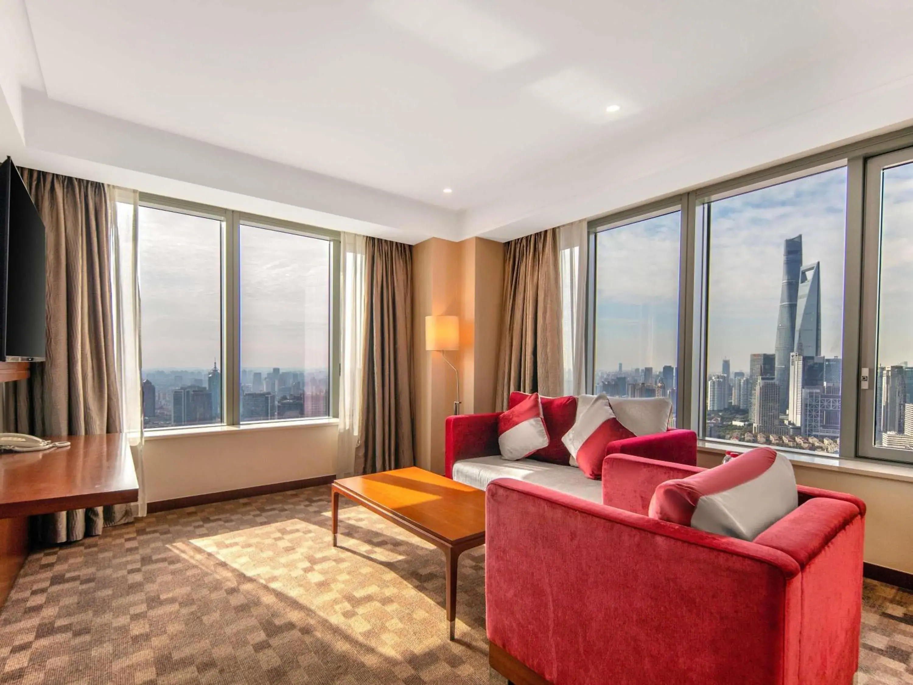 Junior Suite - single occupancy - HuangPu River View, include two person dinner in revolving restaurant (17:30-20:00), High Floor in Novotel Atlantis Shanghai - Enjoy our great-valued breakfast in our rooftop revolving restaurant with a stunning river view & utilize our FREE self-serviced laundry Junior Suite - single occupancy - HuangPu River View, include two person dinner in revolving restaurant (17:30-20:00), High Floor in Novotel Atlantis Shanghai - Enjoy our great-valued breakfast in our rooftop revolving restaurant with a stunning river view & utilize our FREE self-serviced laundry