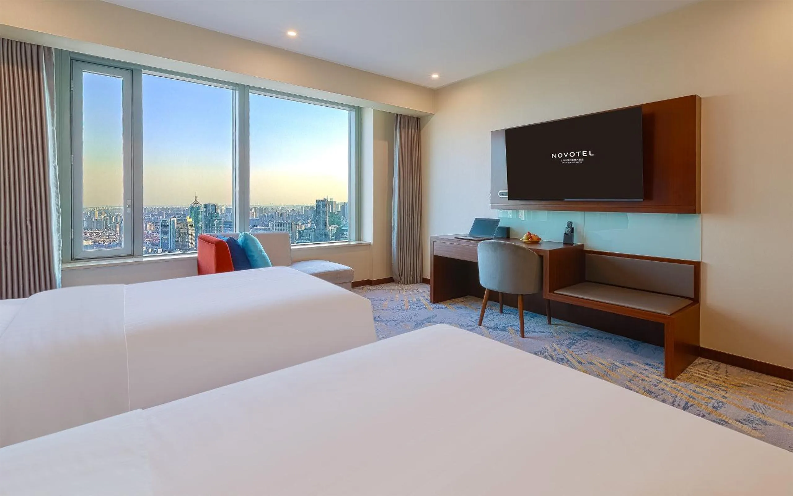 Bed in Novotel Atlantis Shanghai