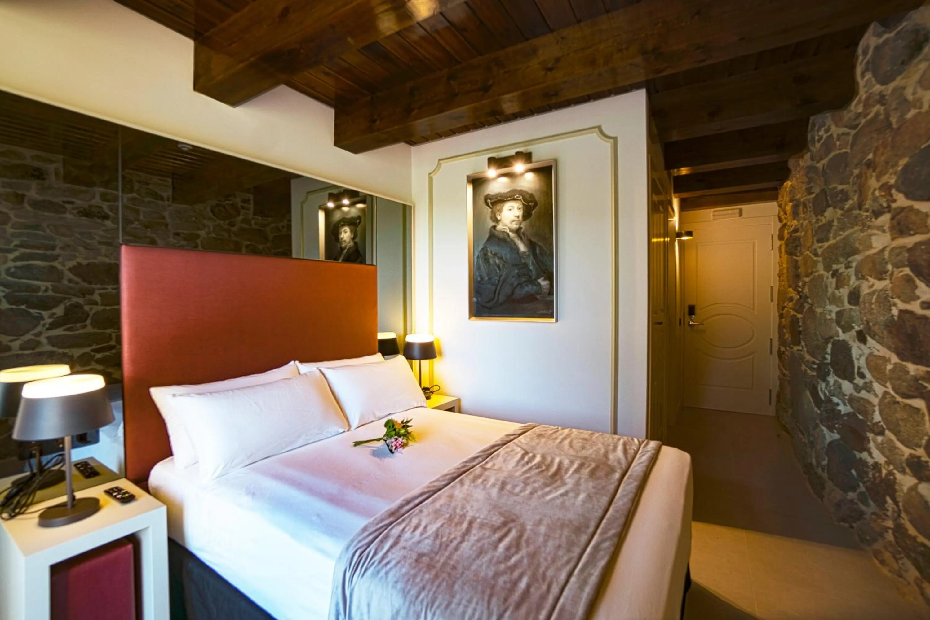 Bed in Hotel As Torres da Hermida