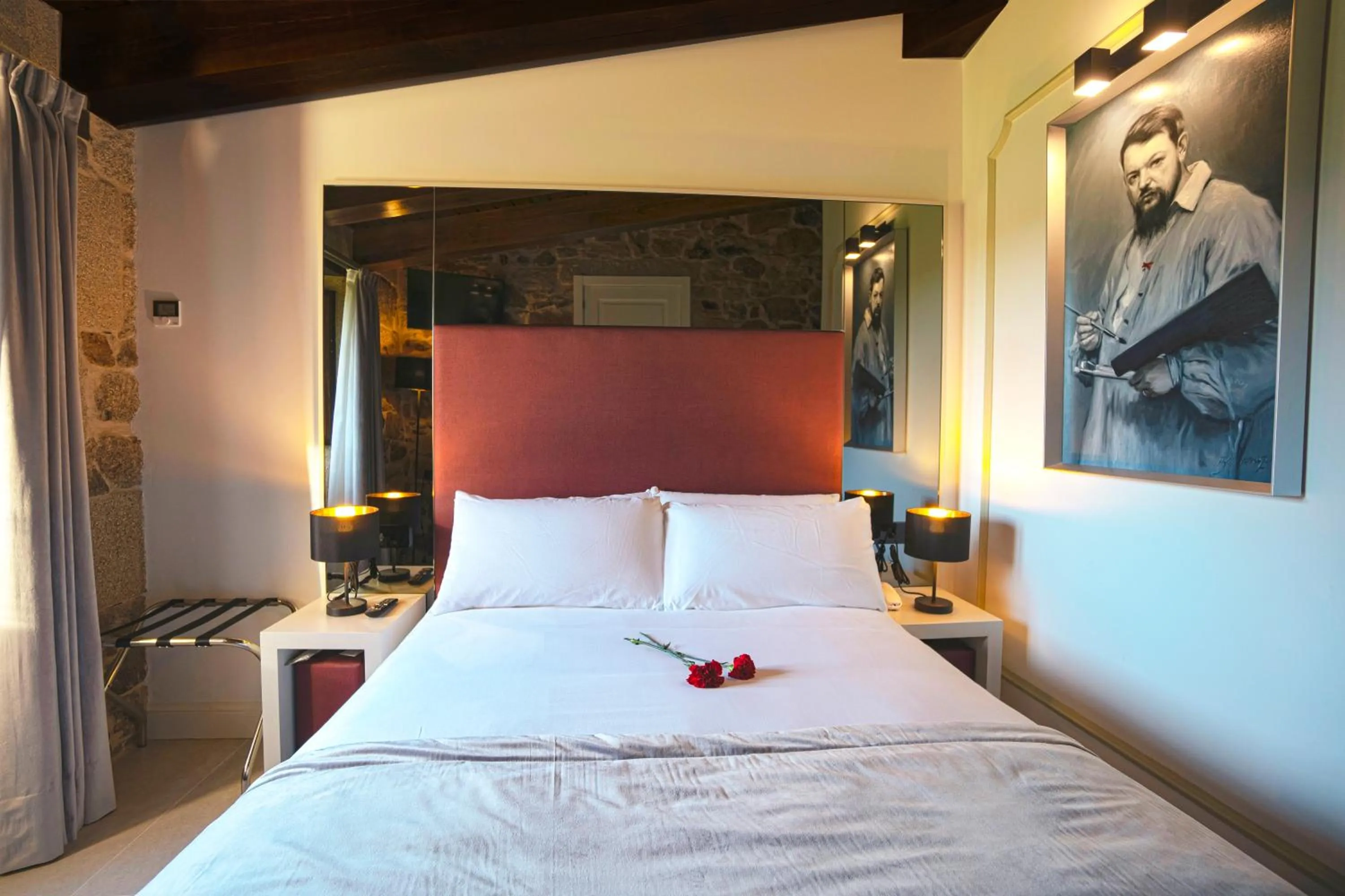 Bed in Hotel As Torres da Hermida