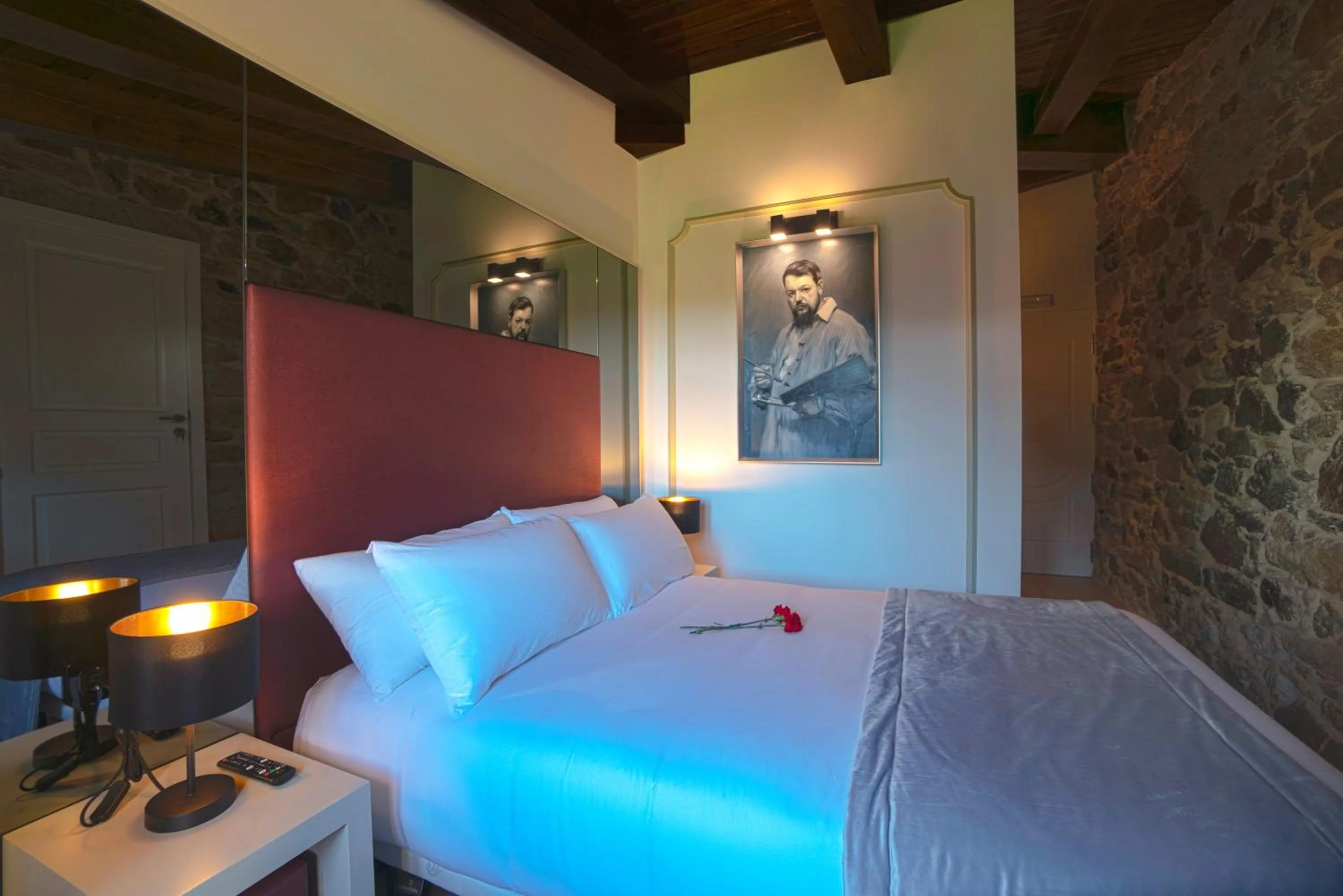 Bed in Hotel As Torres da Hermida