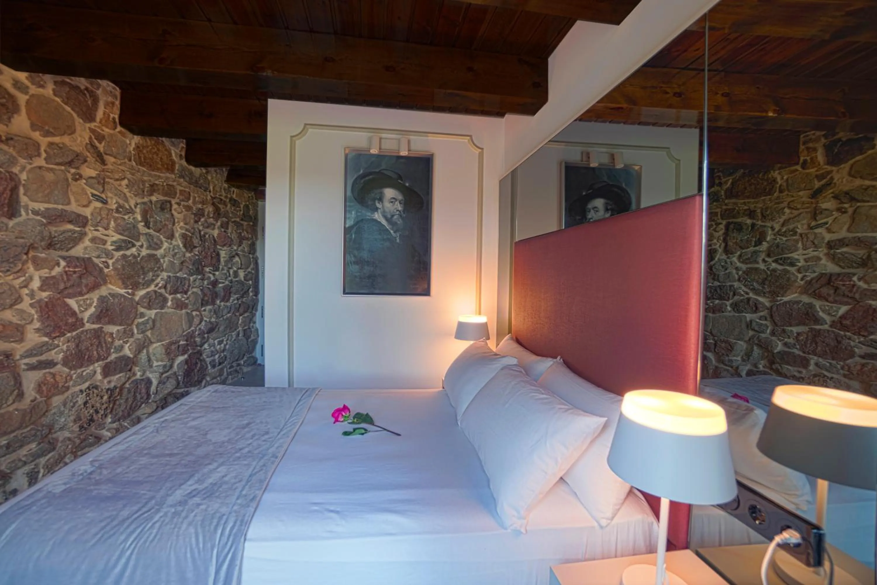 Bed in Hotel As Torres da Hermida