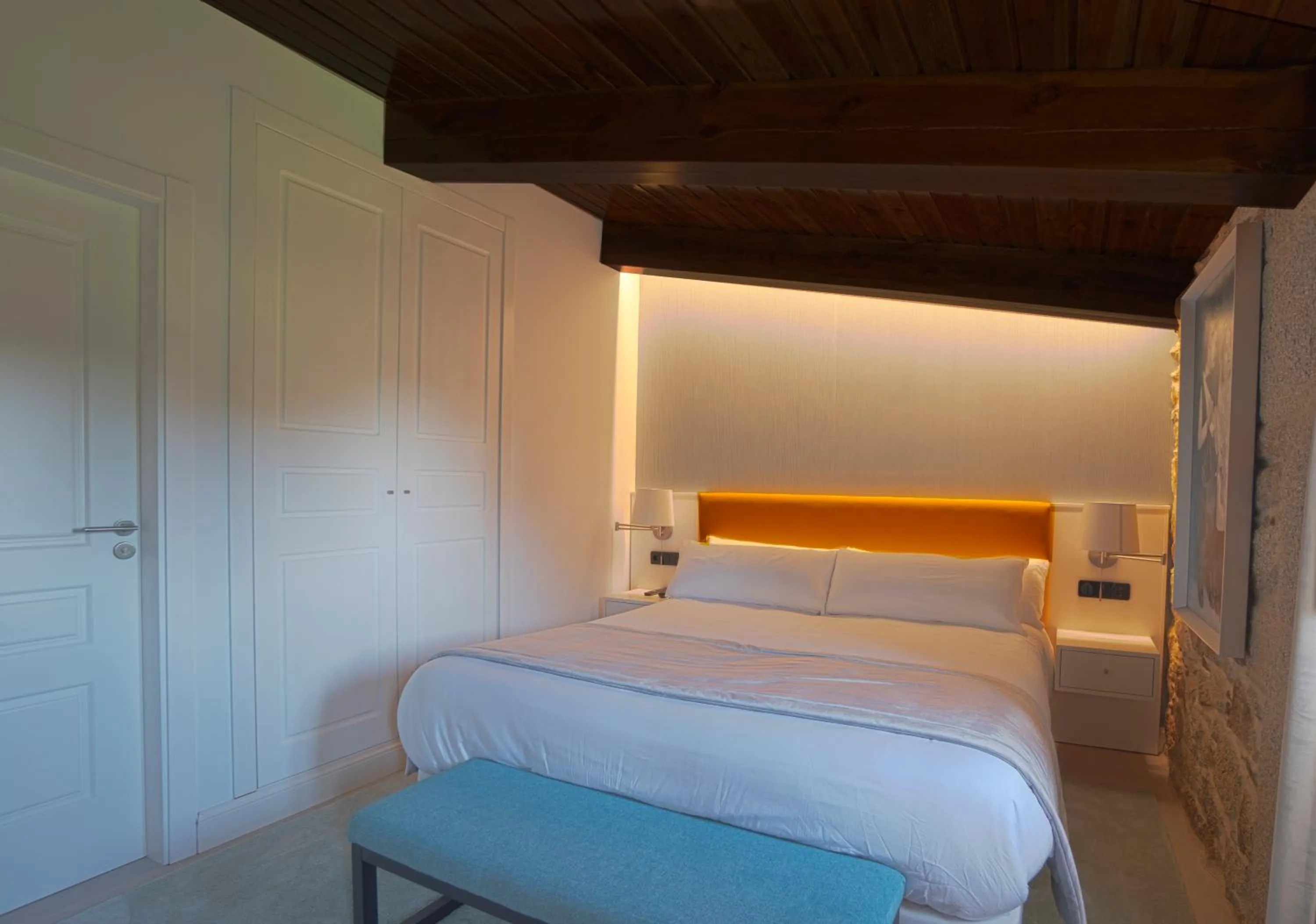 Bed in Hotel As Torres da Hermida