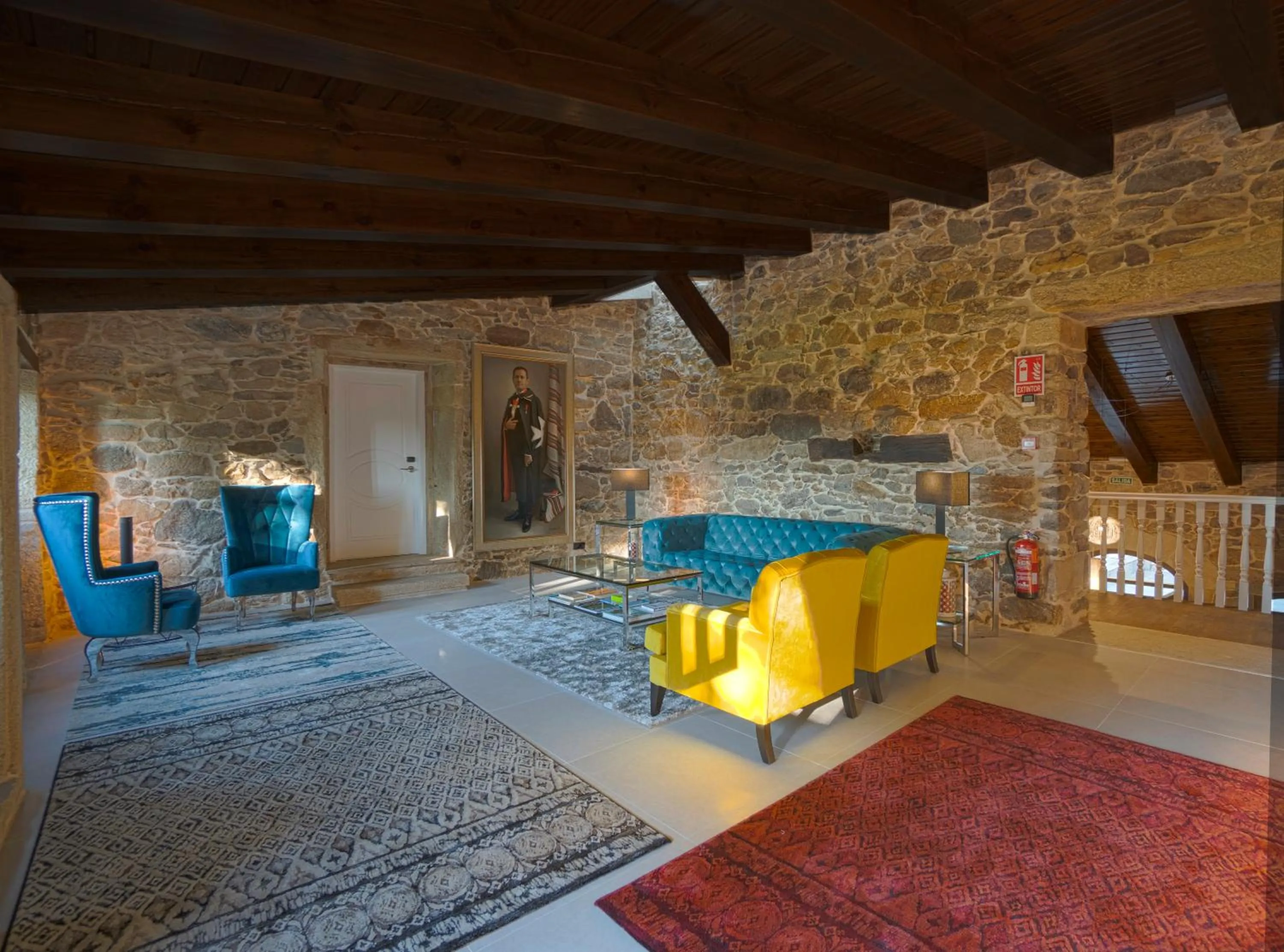 Living room in Hotel As Torres da Hermida