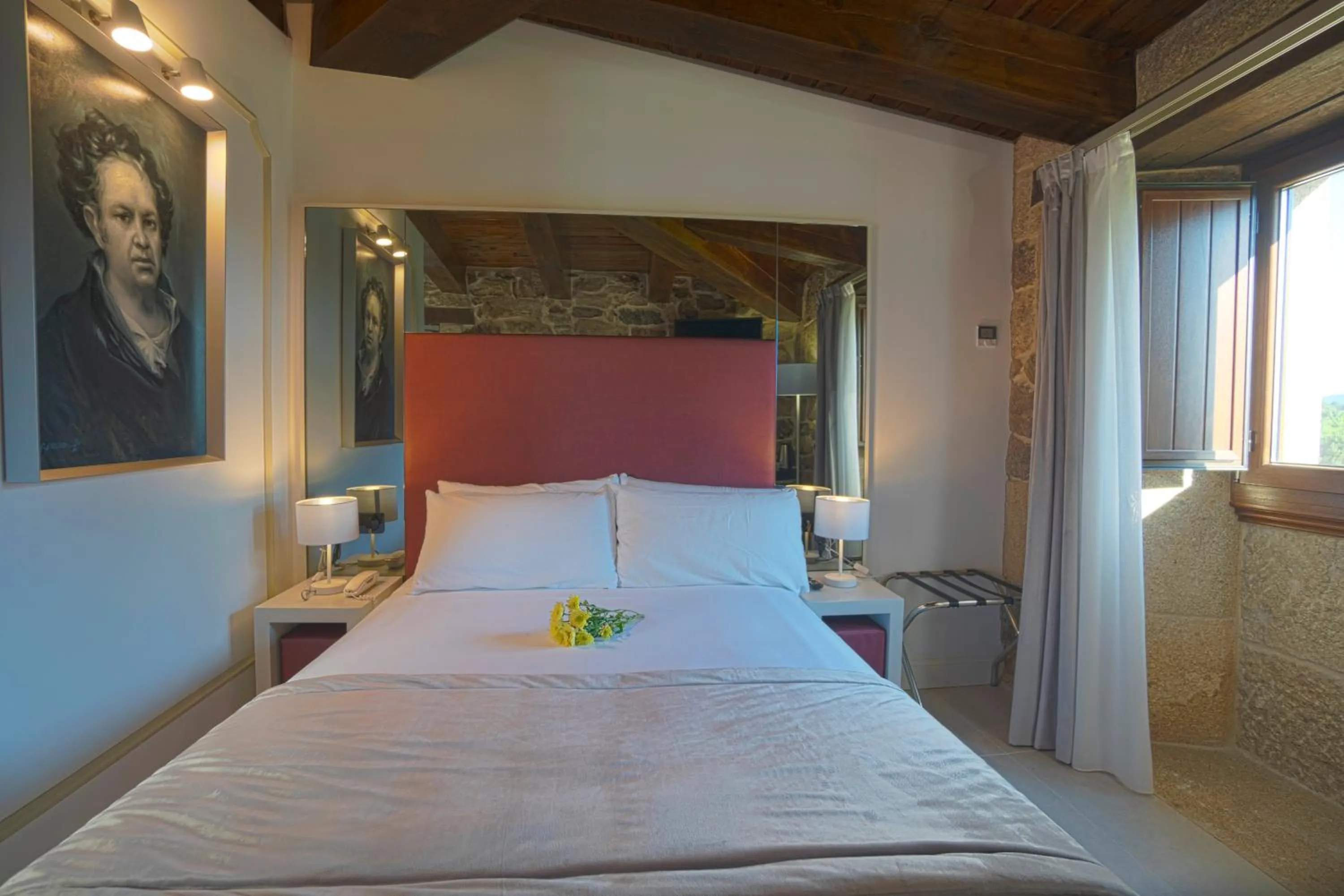 Bed in Hotel As Torres da Hermida