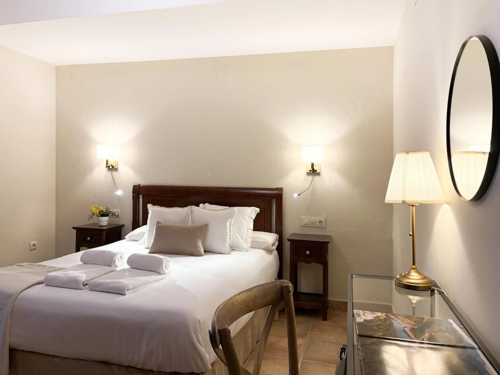 Bed in Hotel Rural Xerete