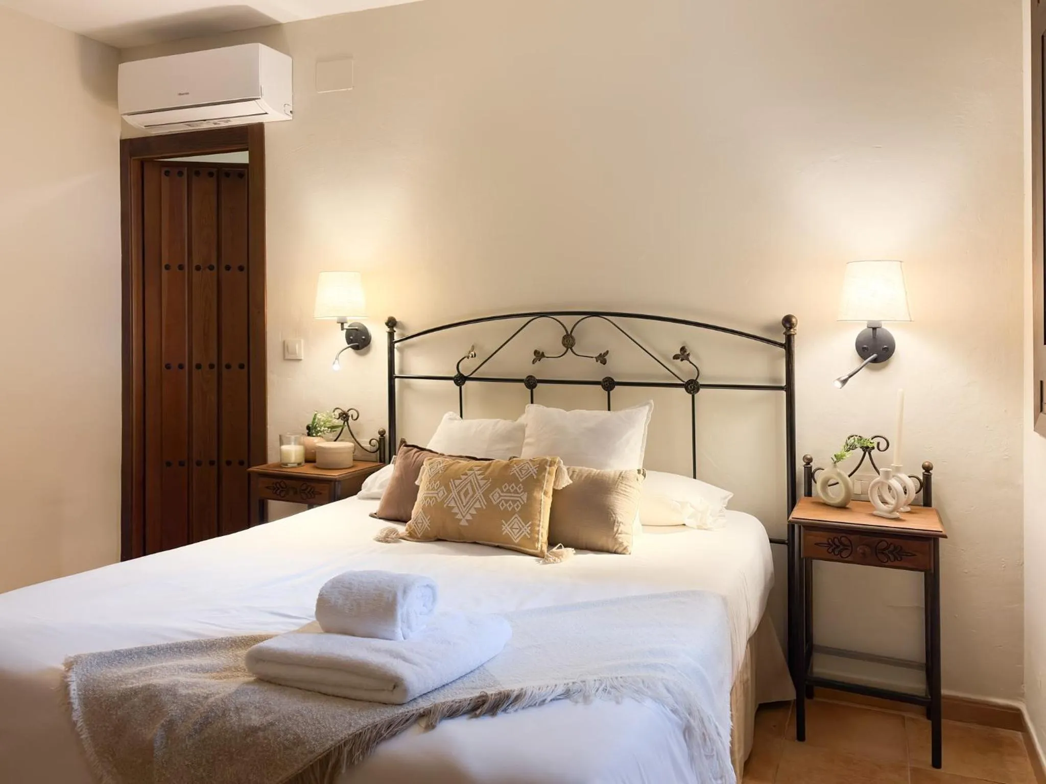 Bed in Hotel Rural Xerete